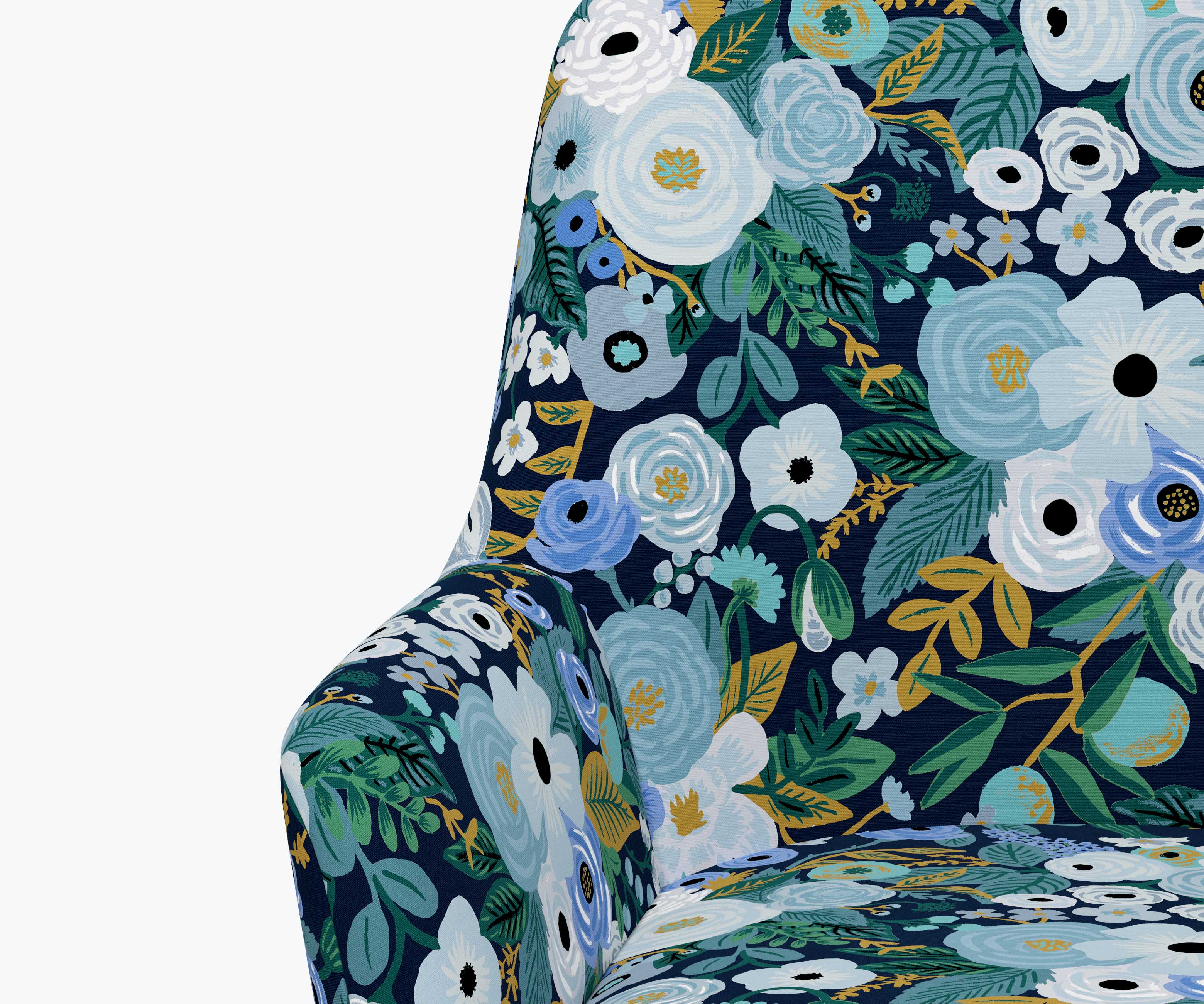 Cambridge Desk Chair - Garden Party Blue