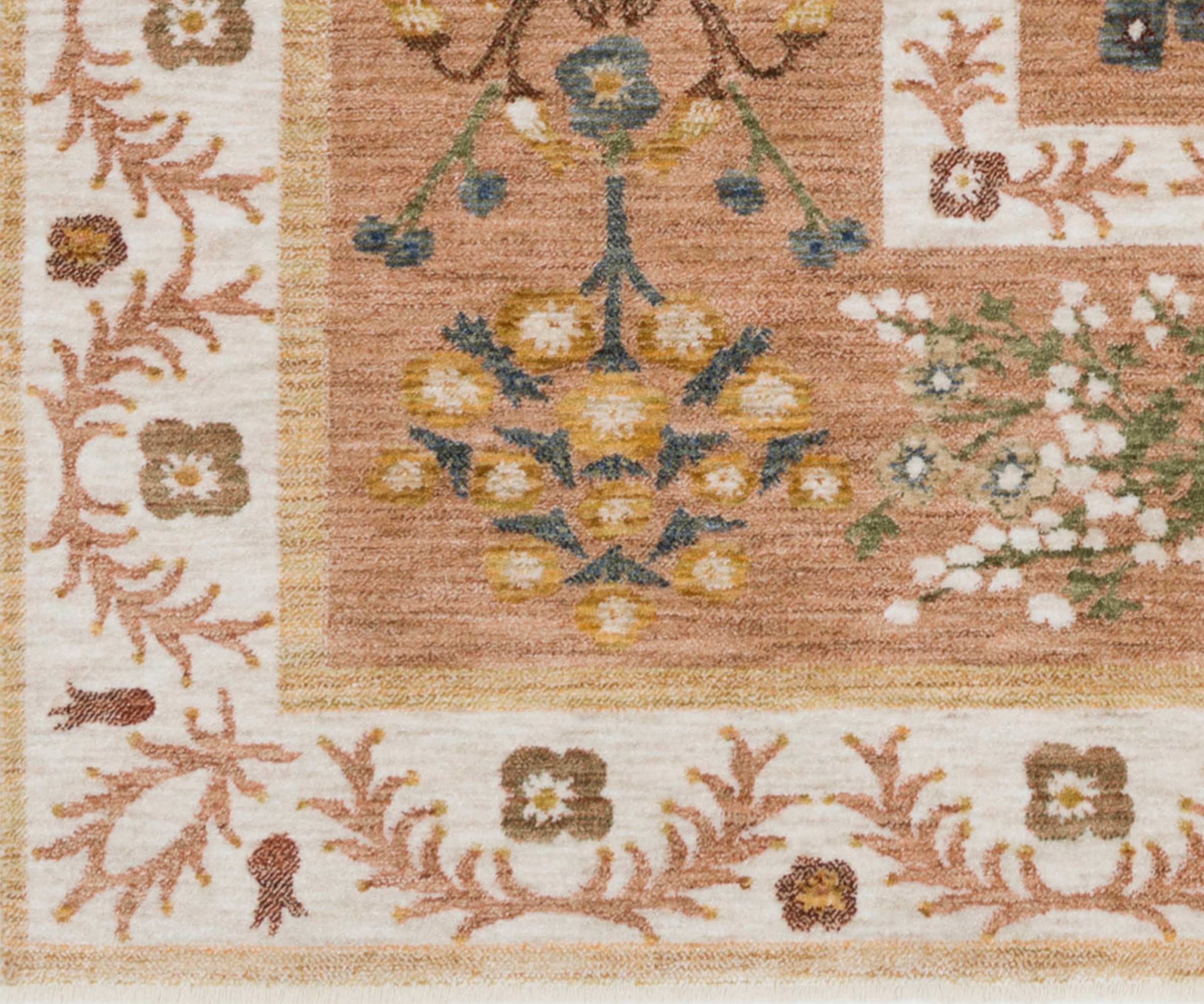 Kismet Arabesque Power Loomed Rug - Camel