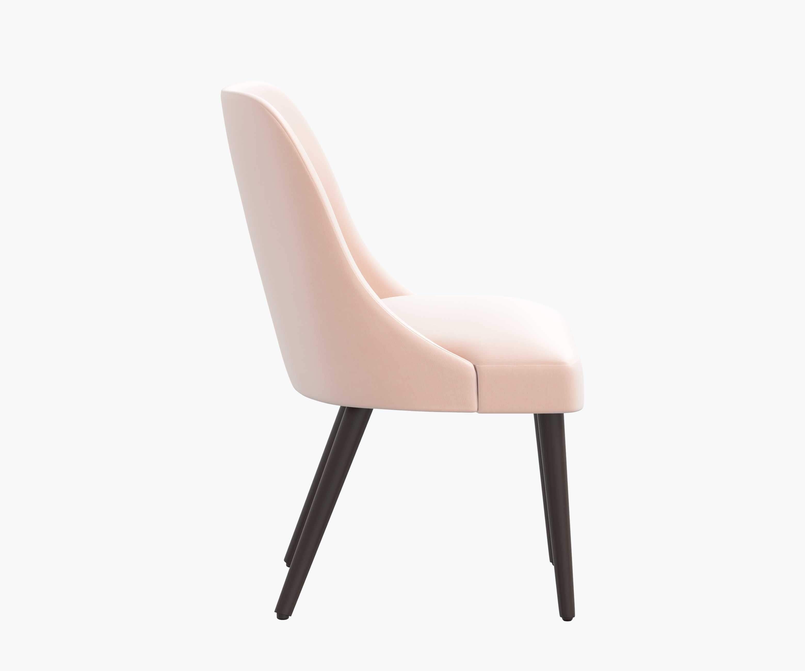 Clare Dining Chair - Blush Velvet