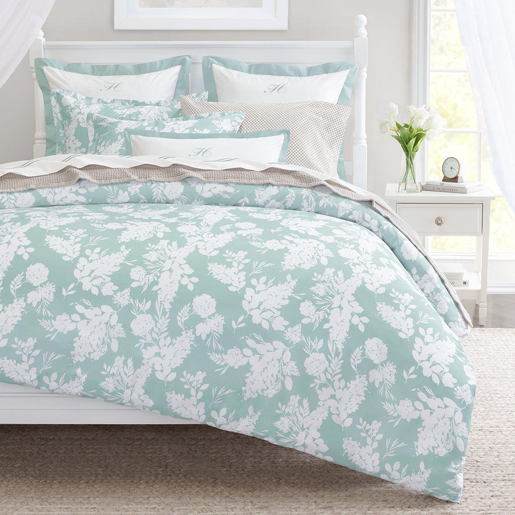 Madison Seafoam Green Duvet Cover