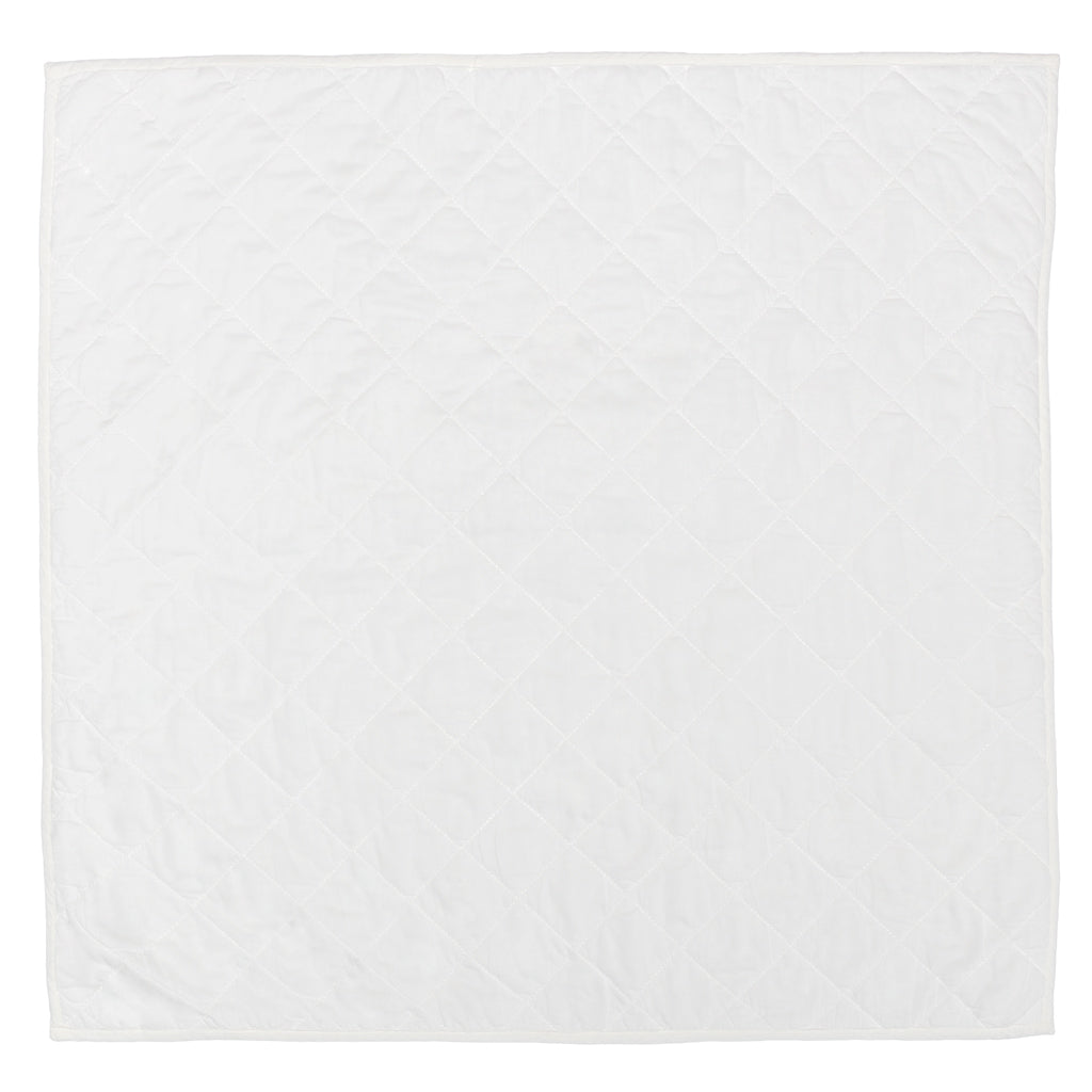 Soft White Diamond Quilt Euro Sham