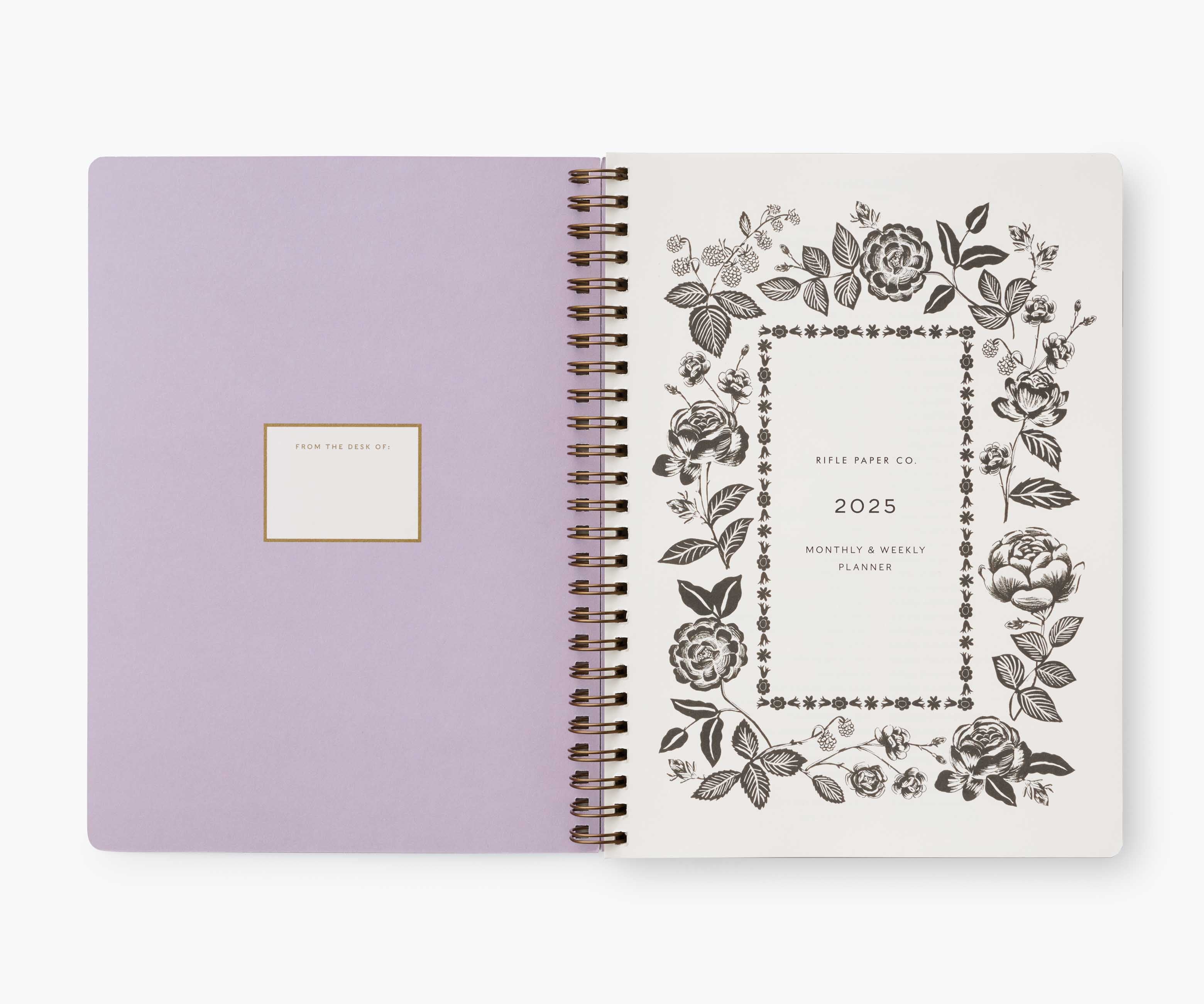 2025 12-Month Softcover Spiral Planner - Mimi