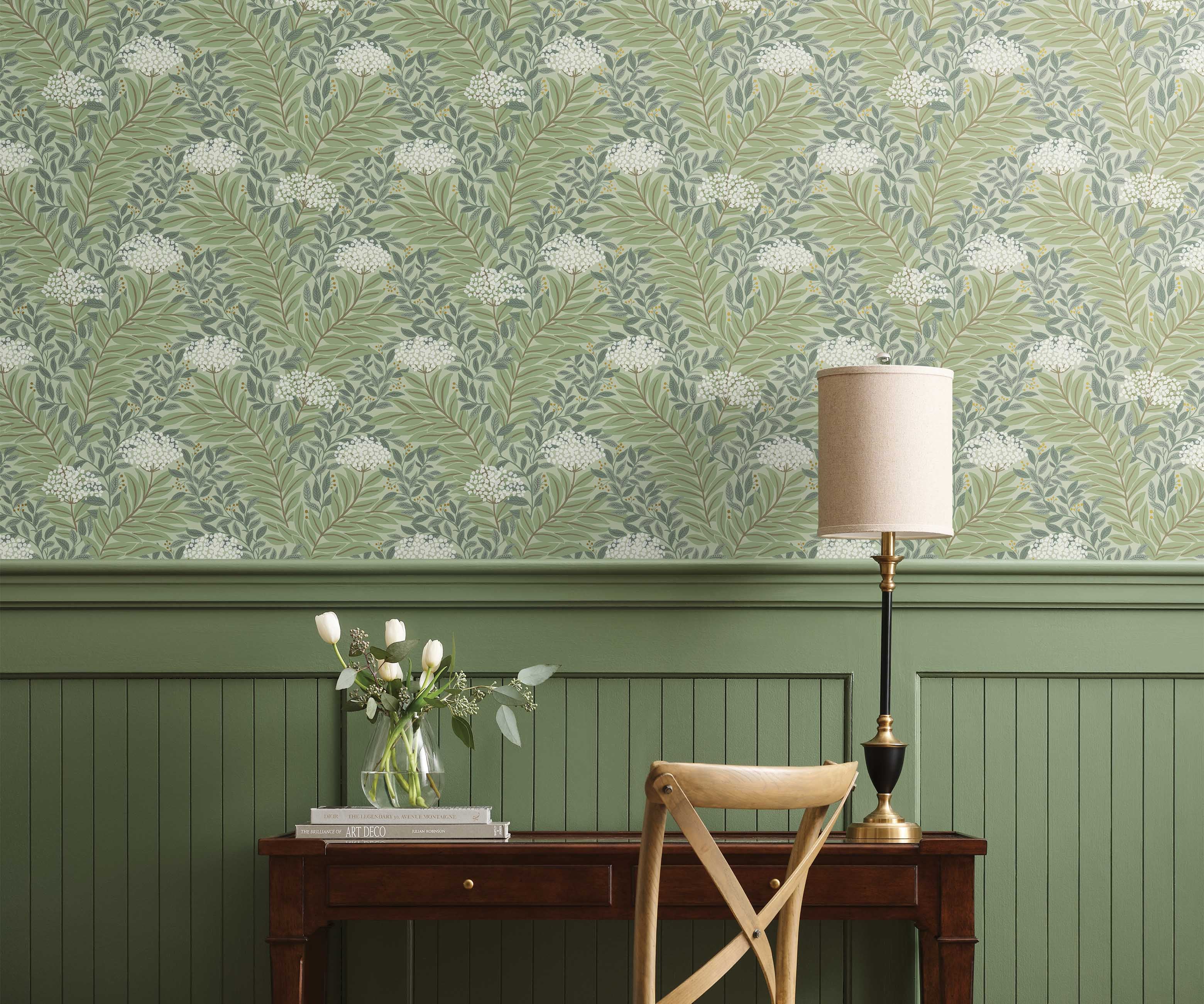 Highgrove Wallpaper Sample - Sage