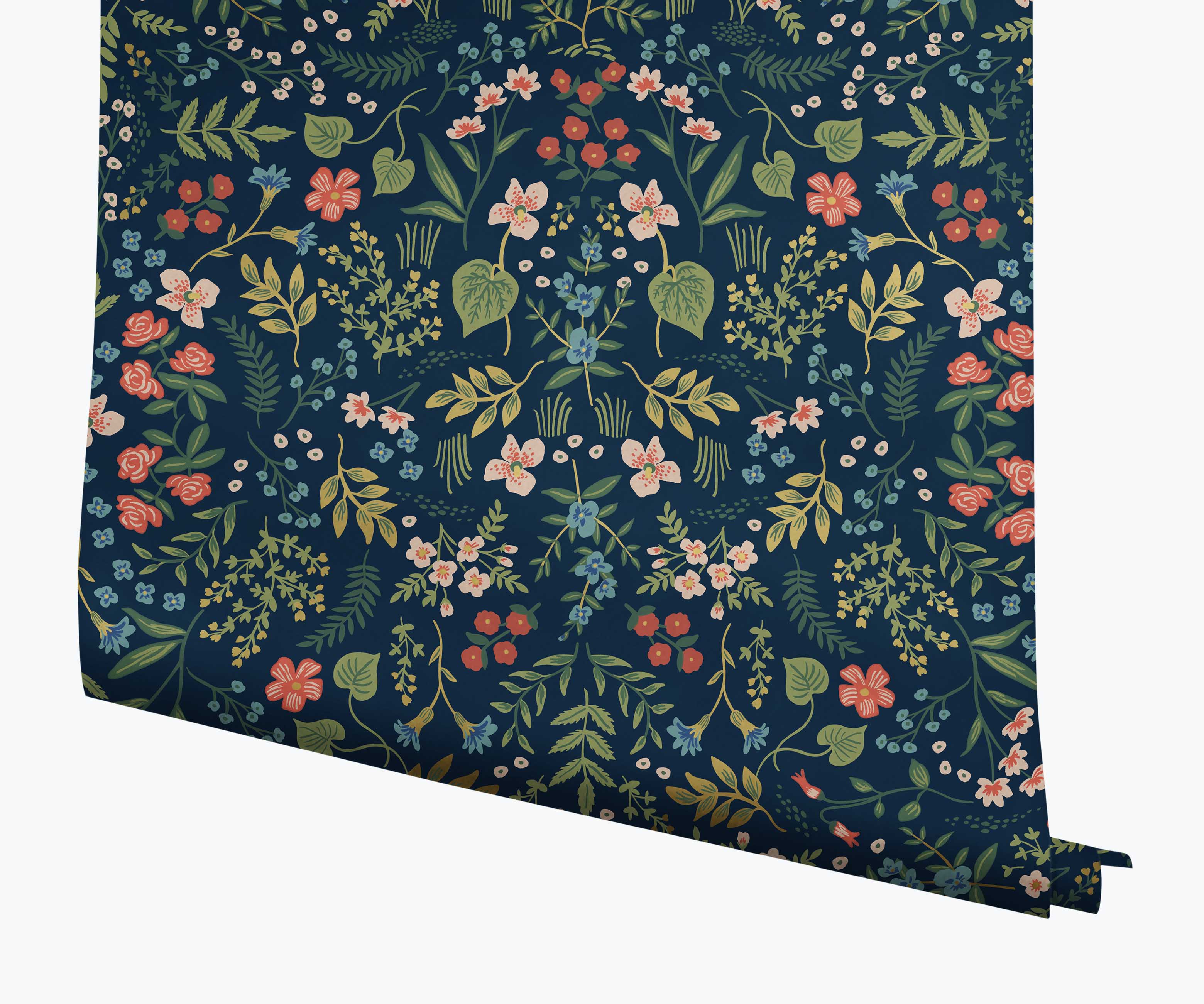 Wildwood Wallpaper - Navy