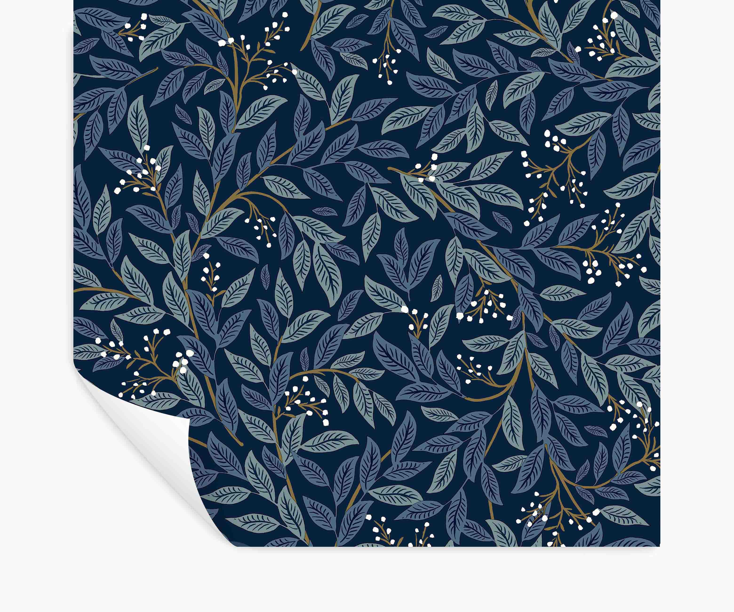 Willowberry Peel & Stick Wallpaper - Navy