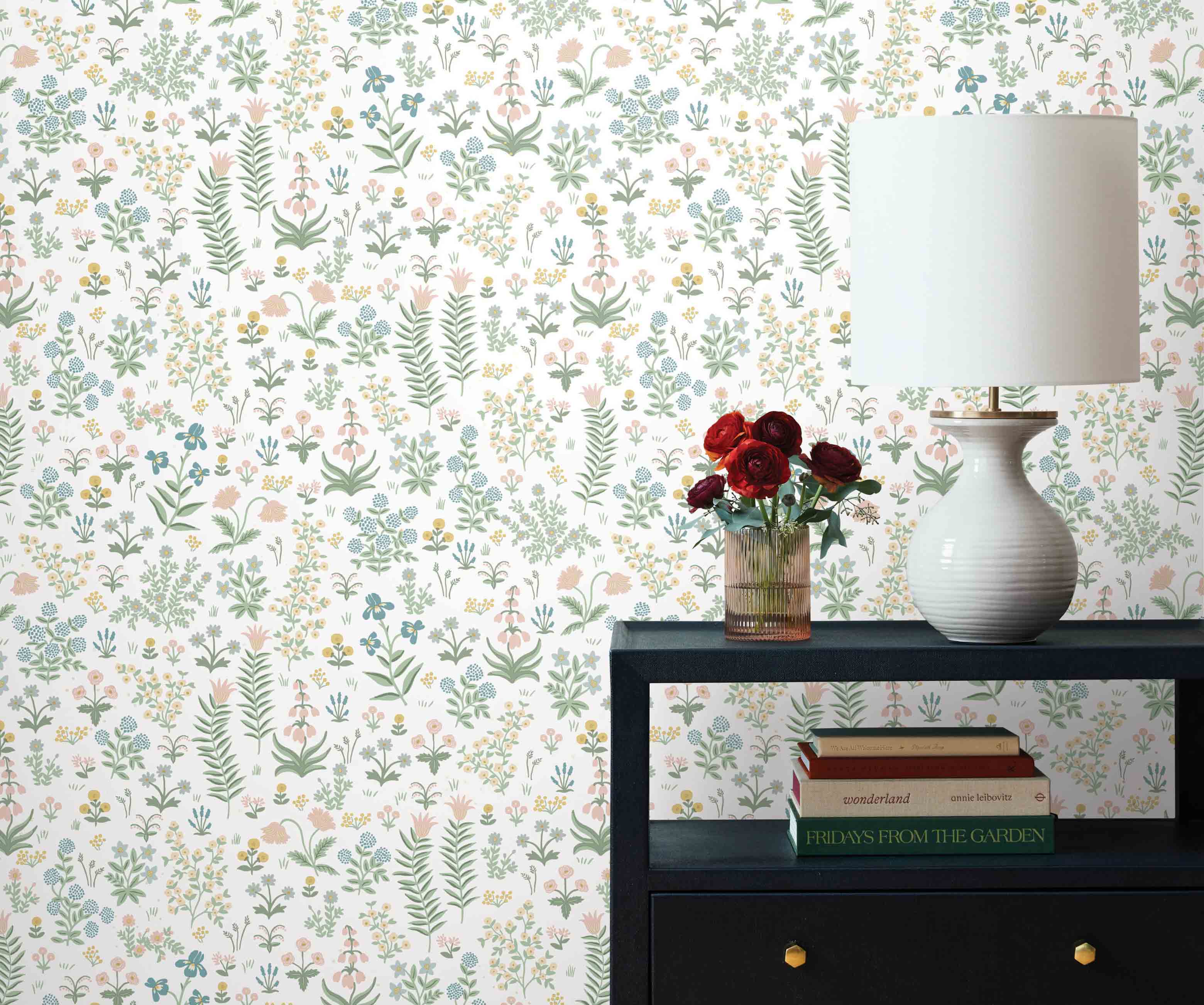 Menagerie Garden Peel & Stick Wallpaper - Blush Multi