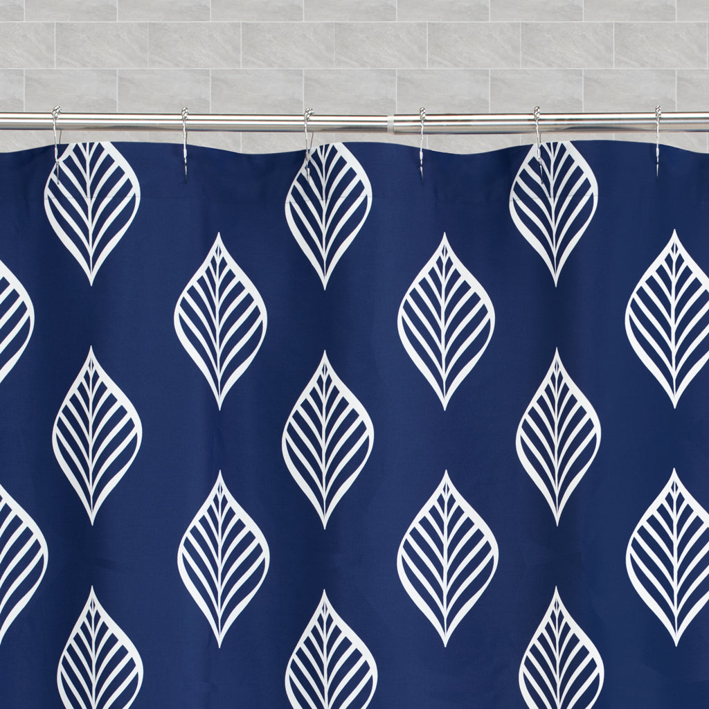 The Blue Waverly Shower Curtain