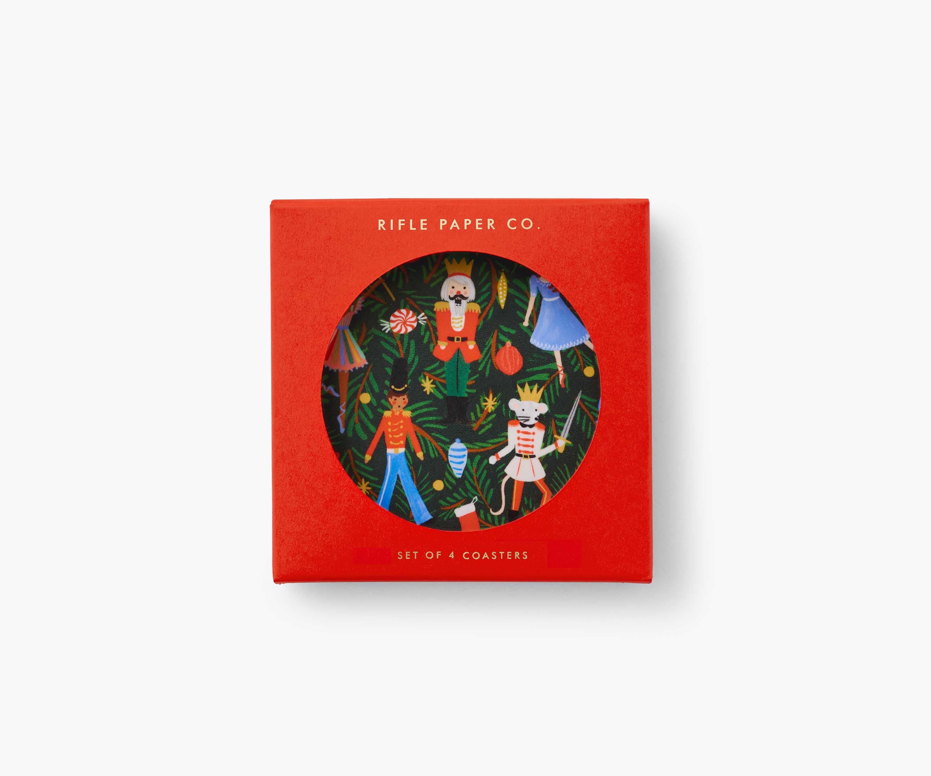 Holiday Coaster Set - Nutcracker