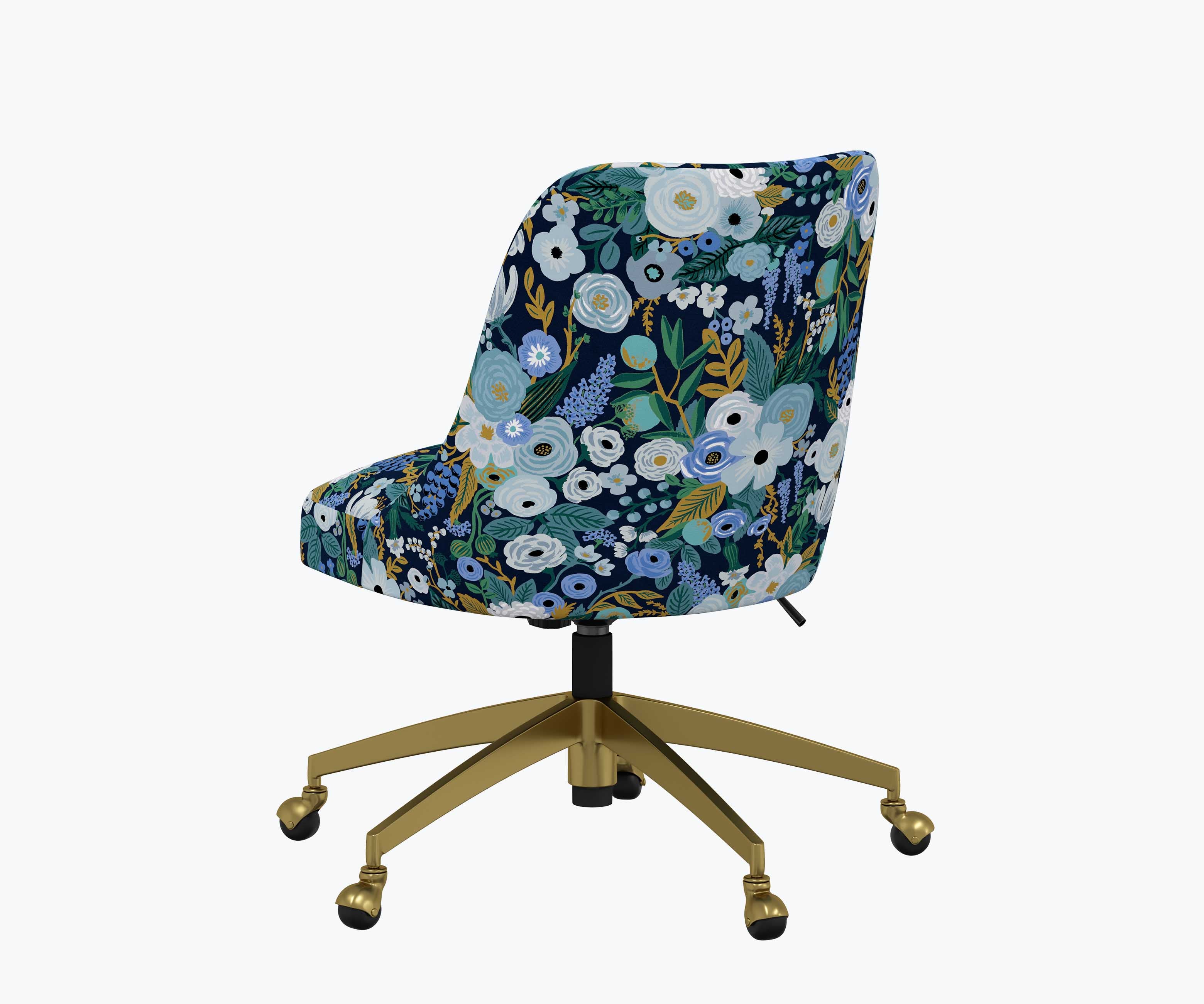 Oxford Desk Chair - Garden Party Blue