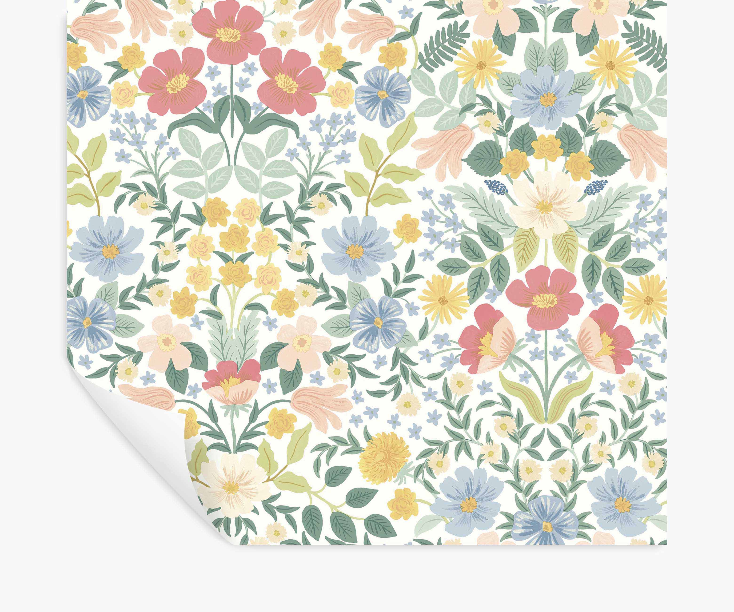 Bramble Garden Peel & Stick Wallpaper - Pastel Multi