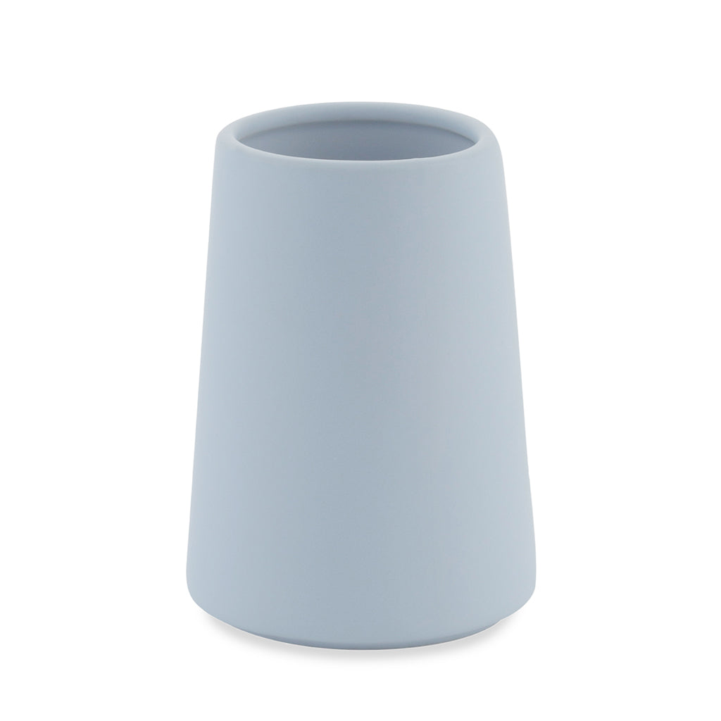 The Modern Matte Blue Ceramic Bath Accessories