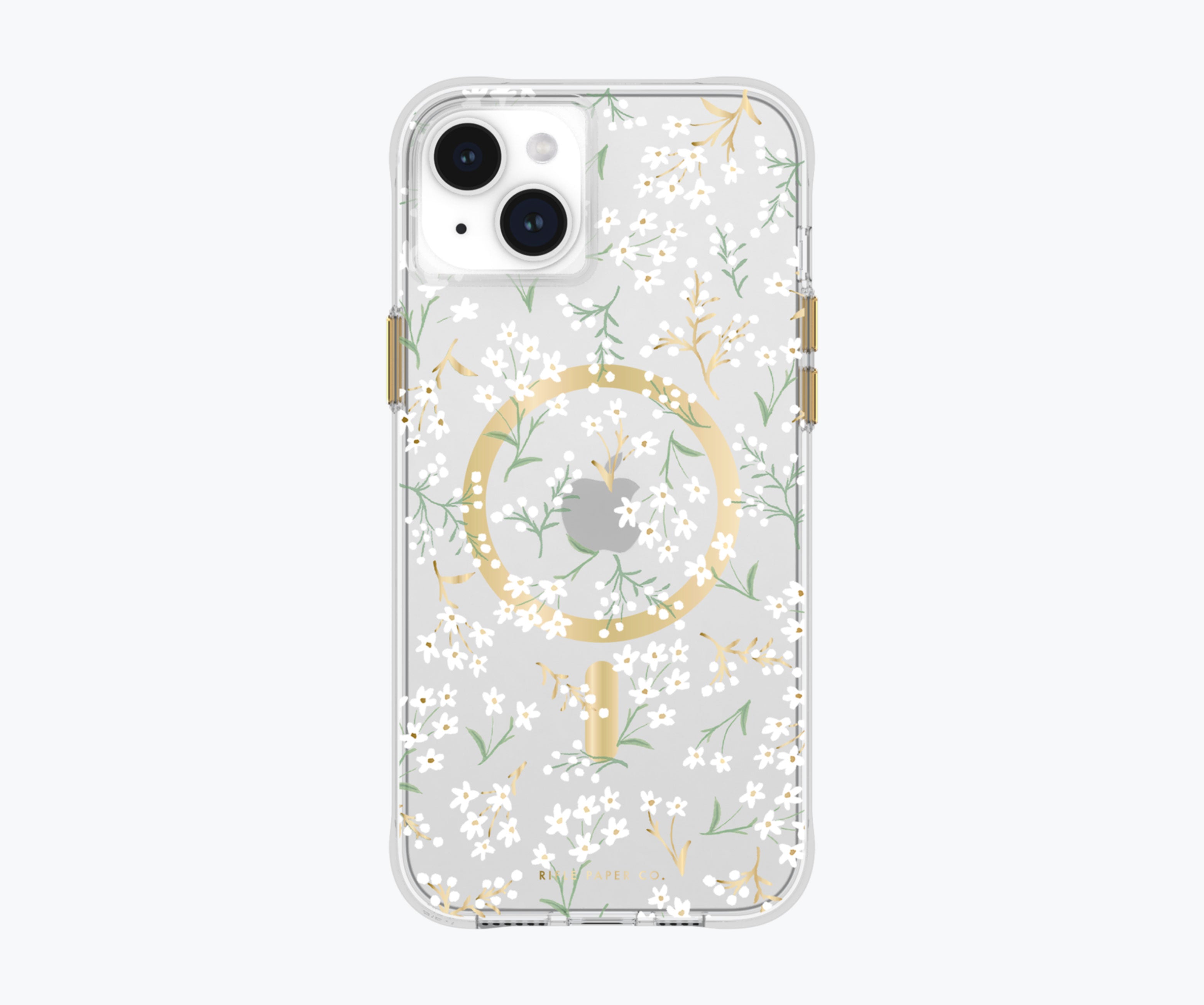 iPhone 15 Plus MagSafe Case - Clear Petite Fleurs