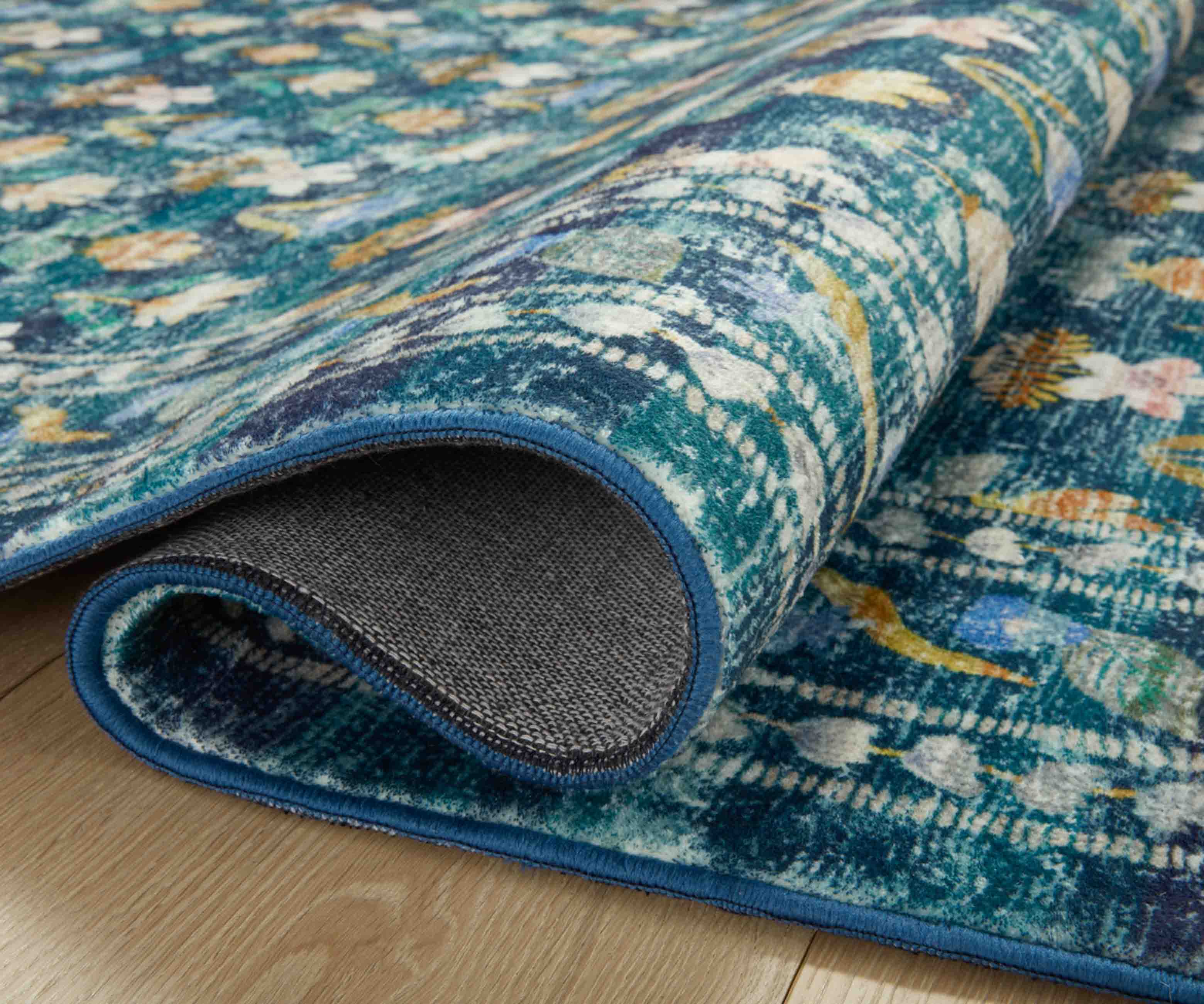 Courtyard Hadley Printed Rug - Emerald