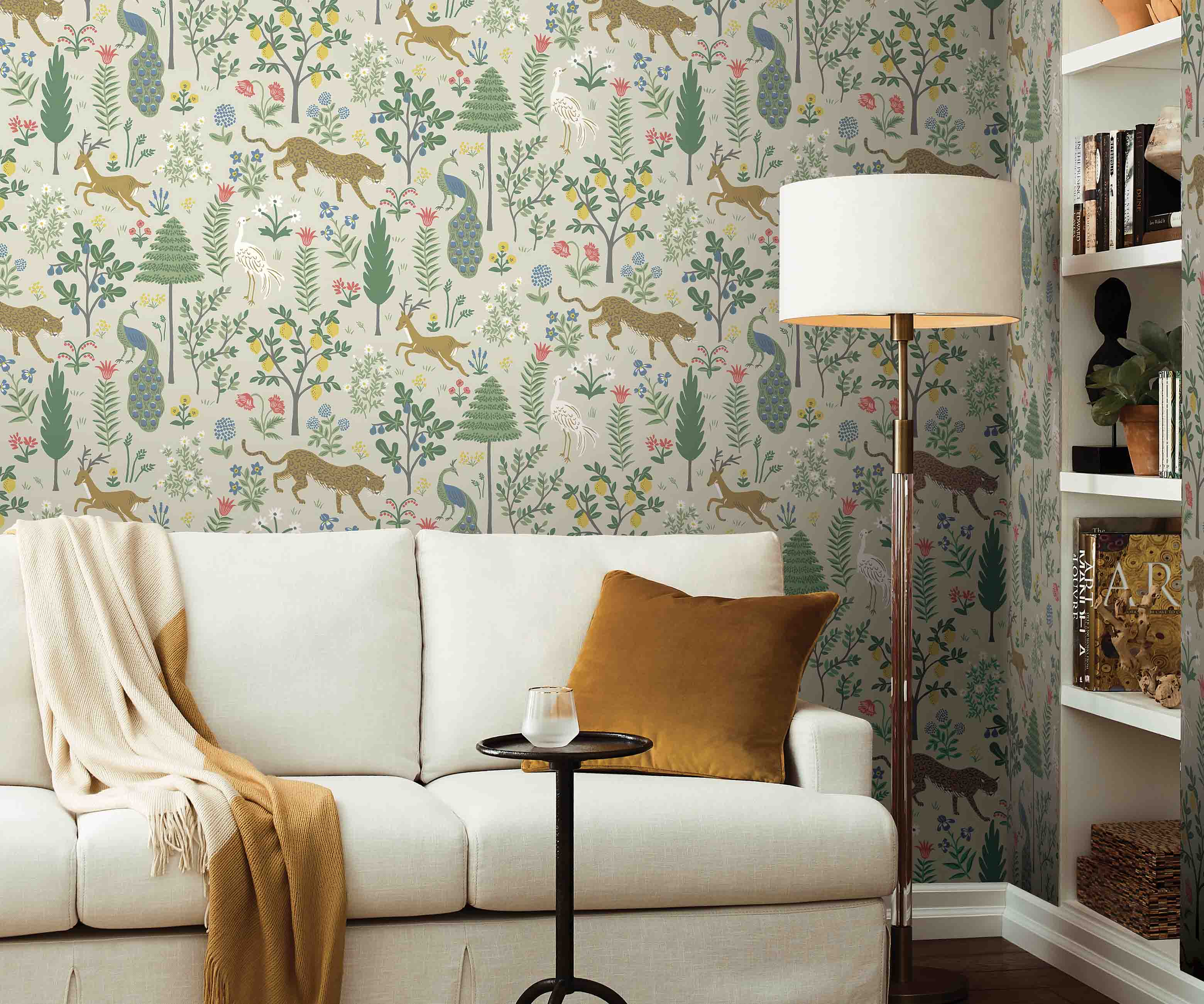 Menagerie Wallpaper - Cream