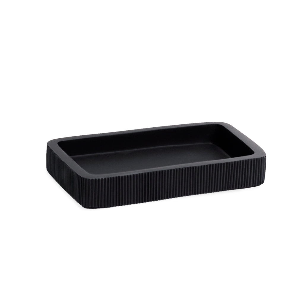 Onyx Lined Bath Accessories, Soap Dish