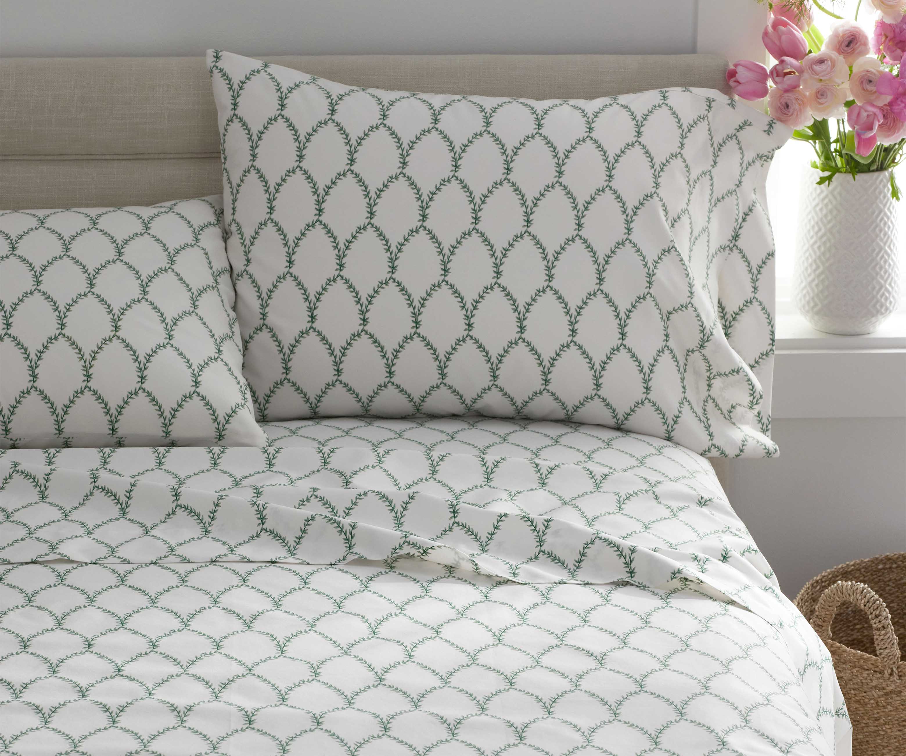 Sateen Pillowcases - Laurel Sage