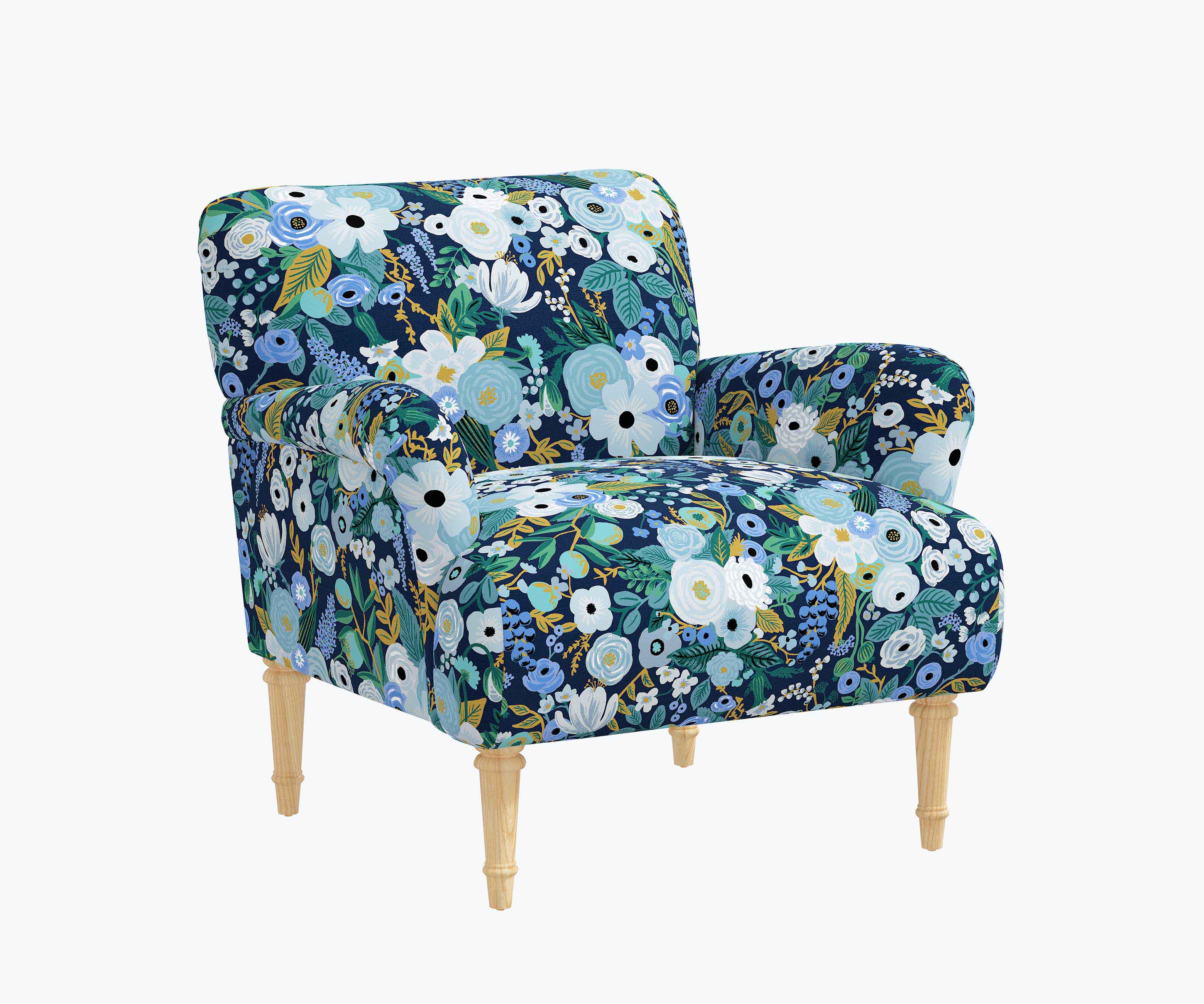 Bristol Armchair - Garden Party Blue