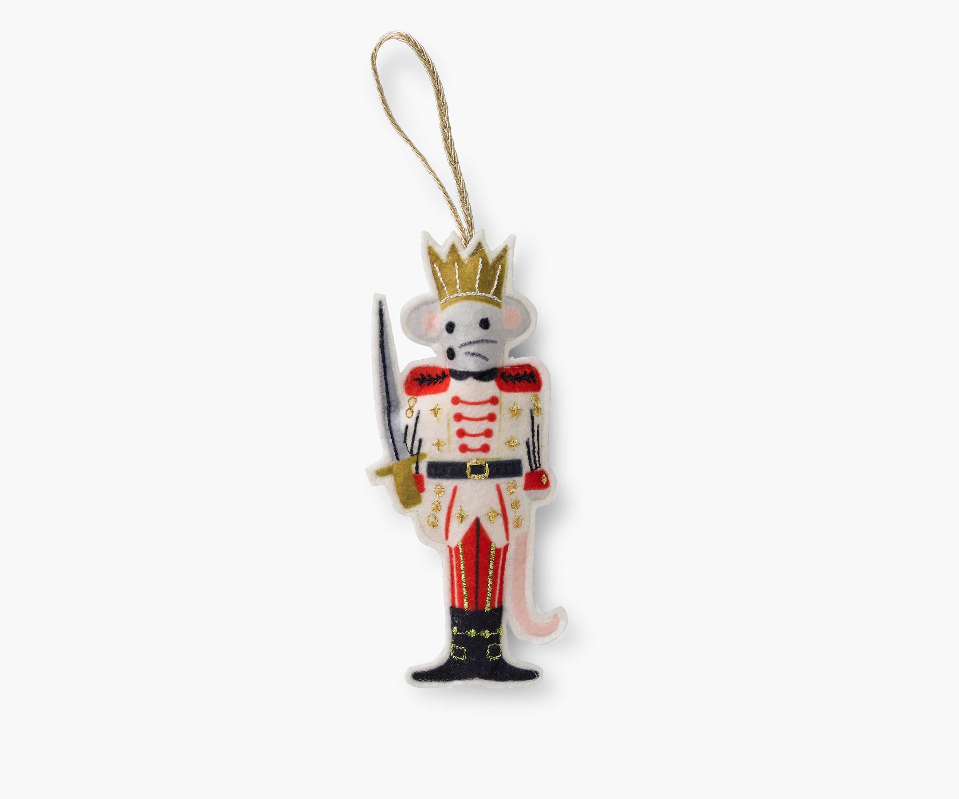 Nutcracker Felt Ornament Set