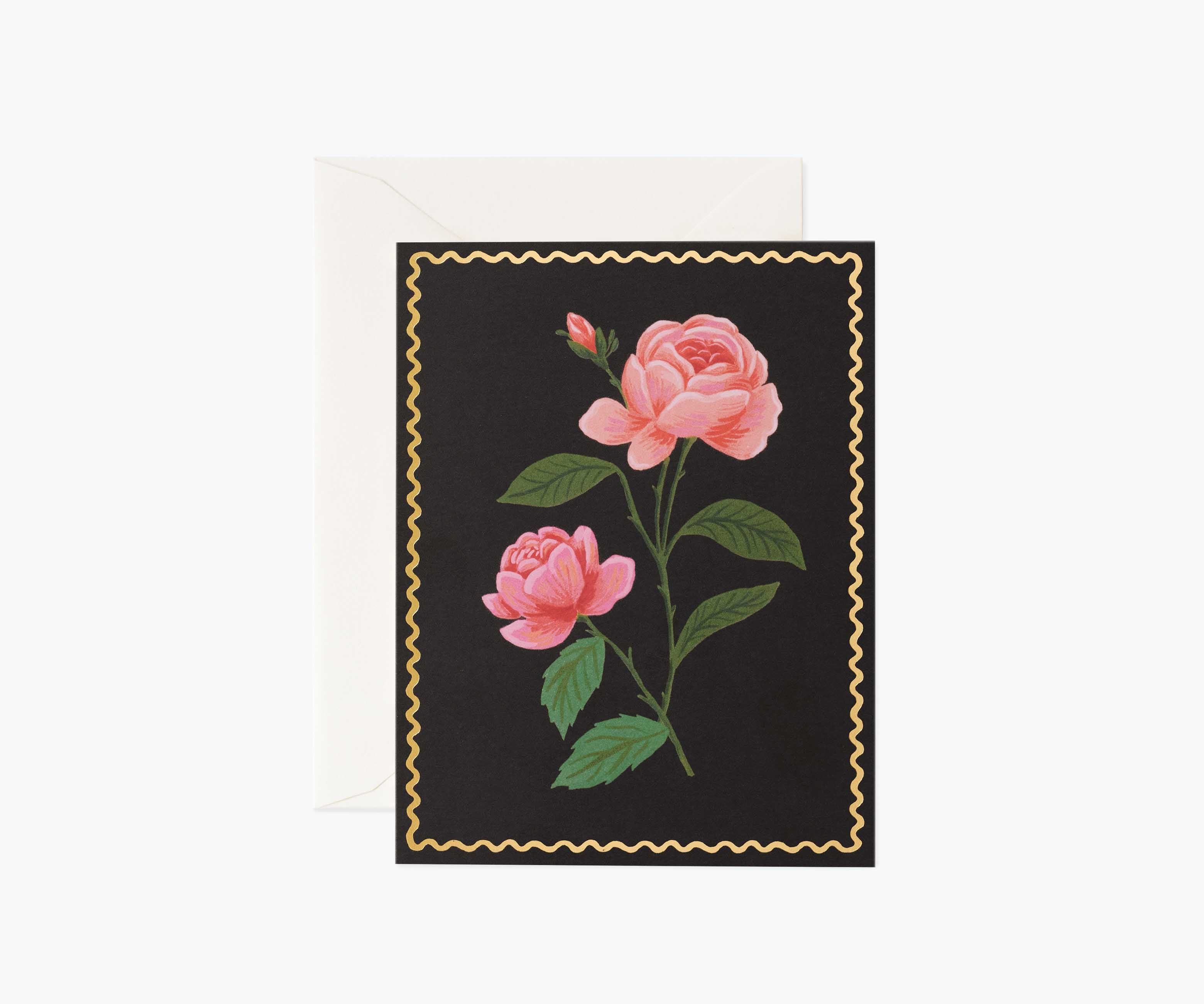 Pink Rose Greeting Card