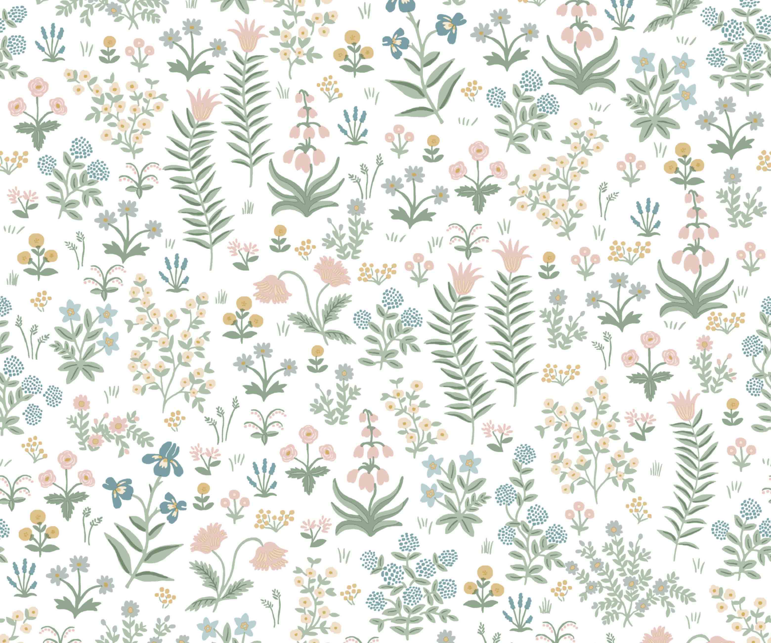 Menagerie Garden Peel & Stick Wallpaper - Blush Multi