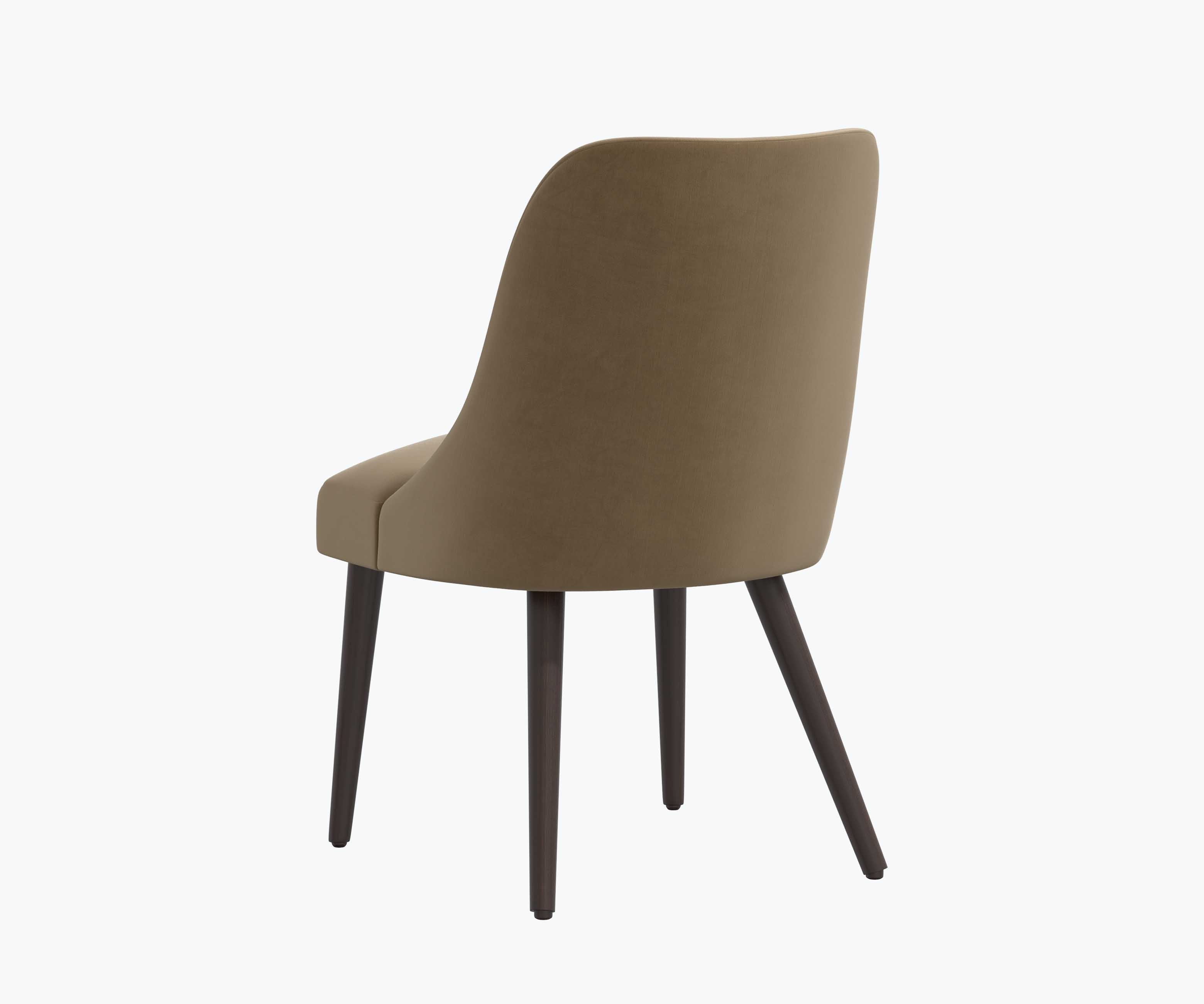 Clare Dining Chair - Walnut Velvet