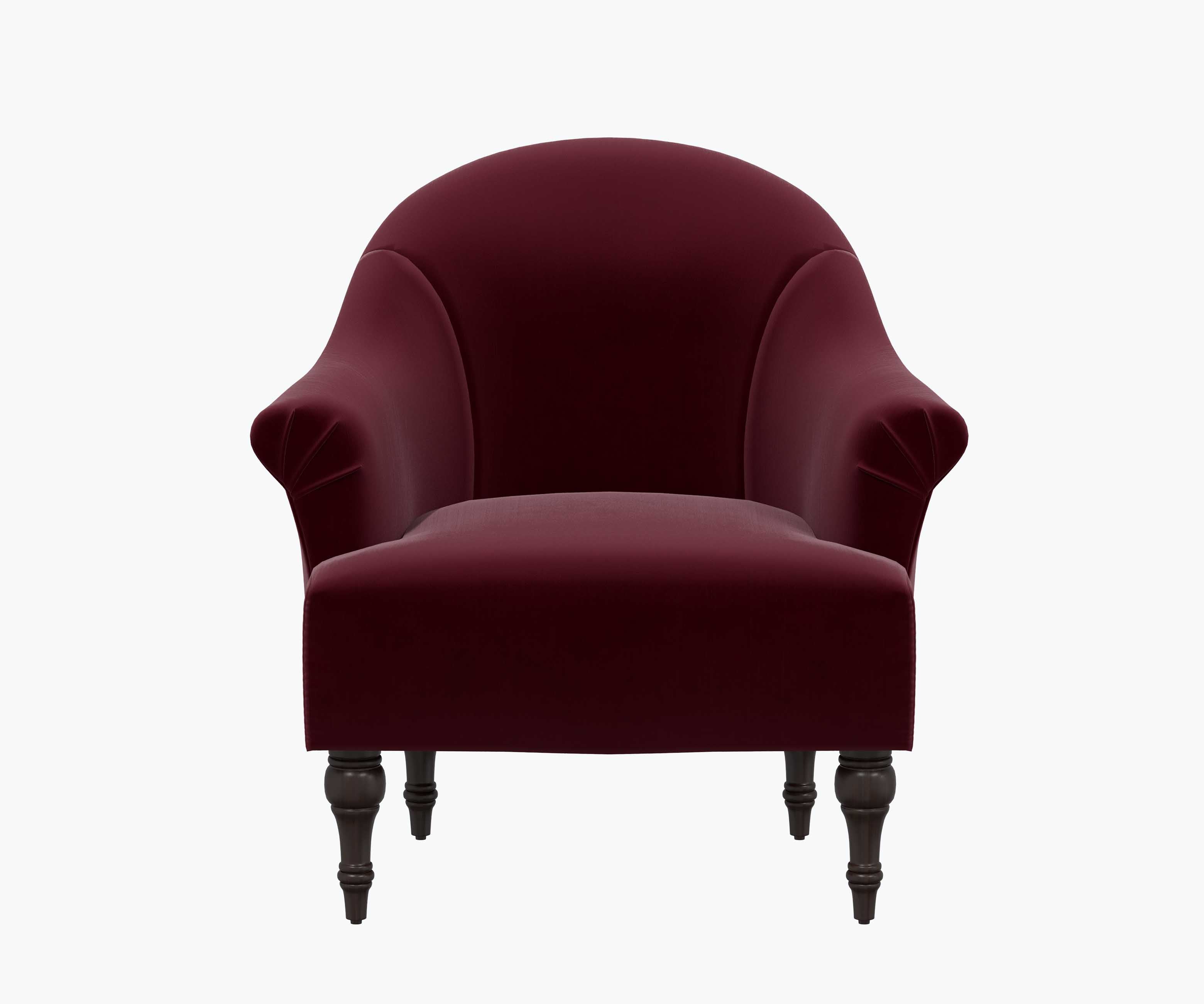 Gramercy Armchair - Plum Velvet