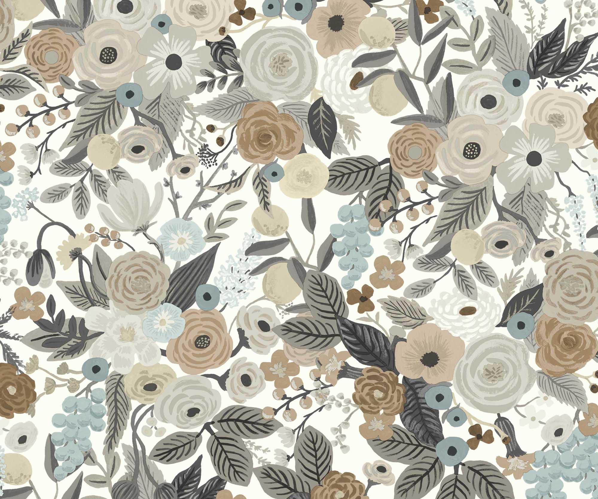 Garden Party Peel & Stick Wallpaper - Linen Multi