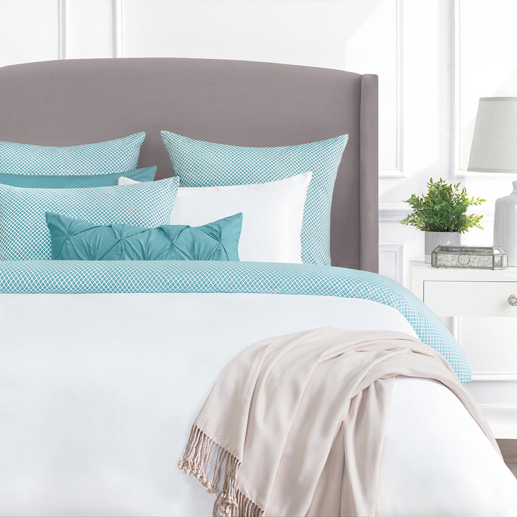 Edie Turquoise Duvet Cover