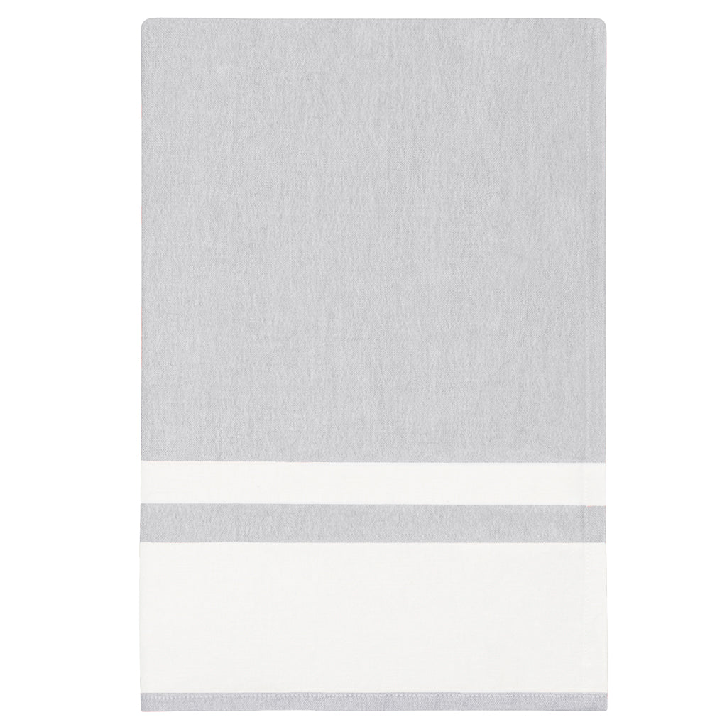 Chambray Stripe Grey Tea Towel