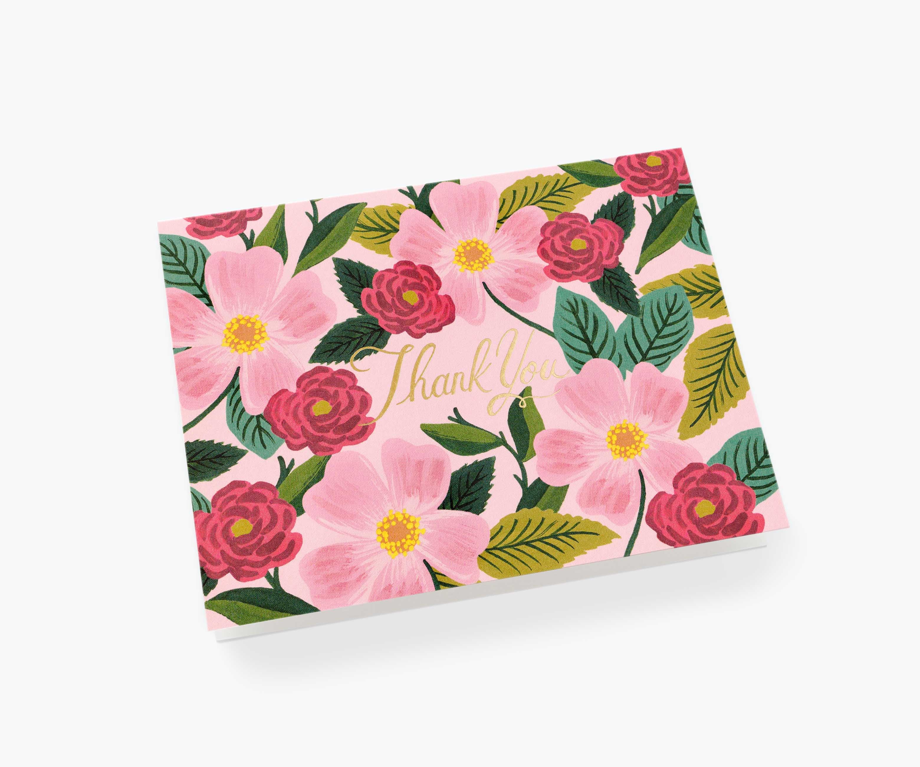 Rose Garden Thank You Greeting Card