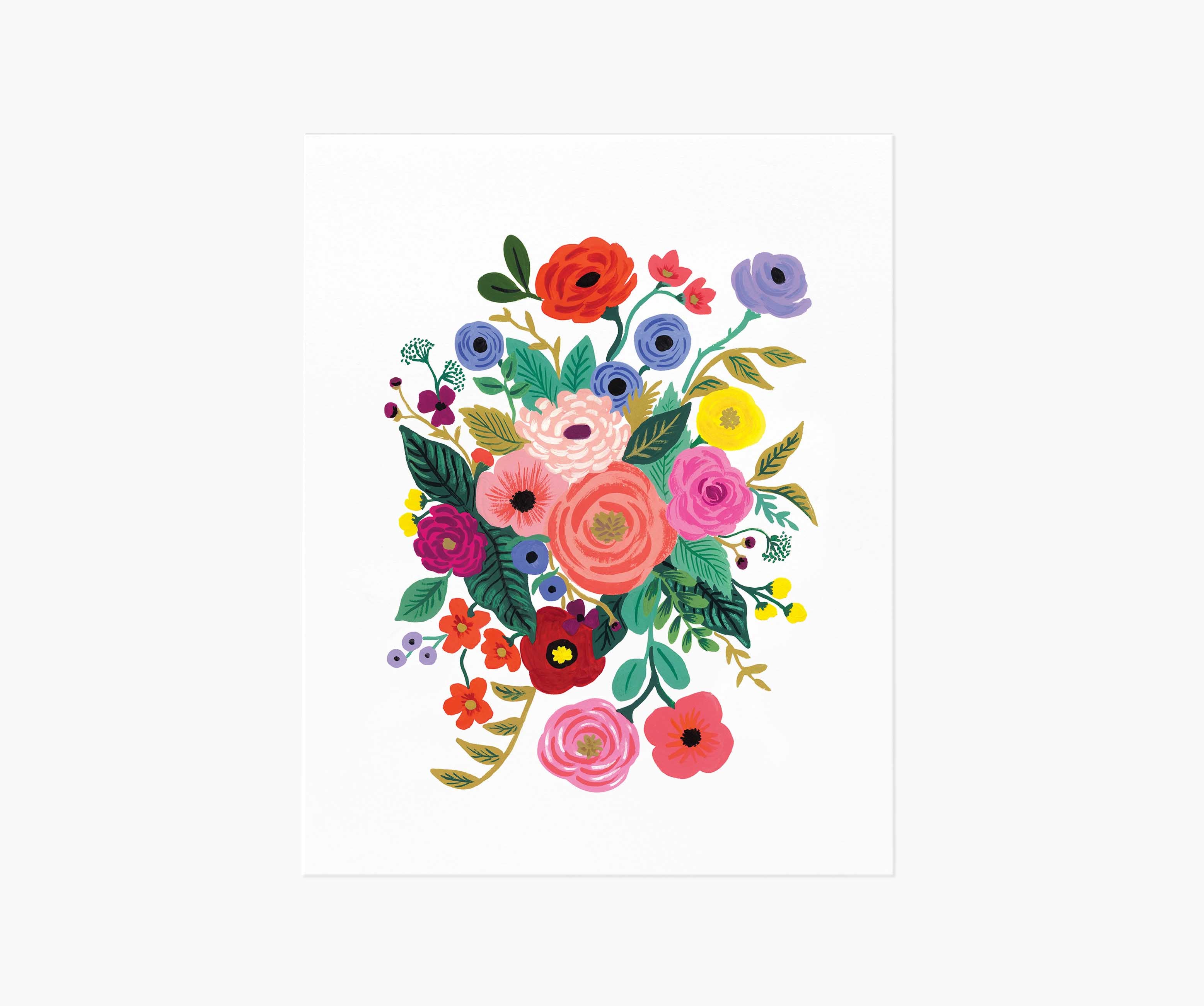 Juliet Rose Bouquet Art Print