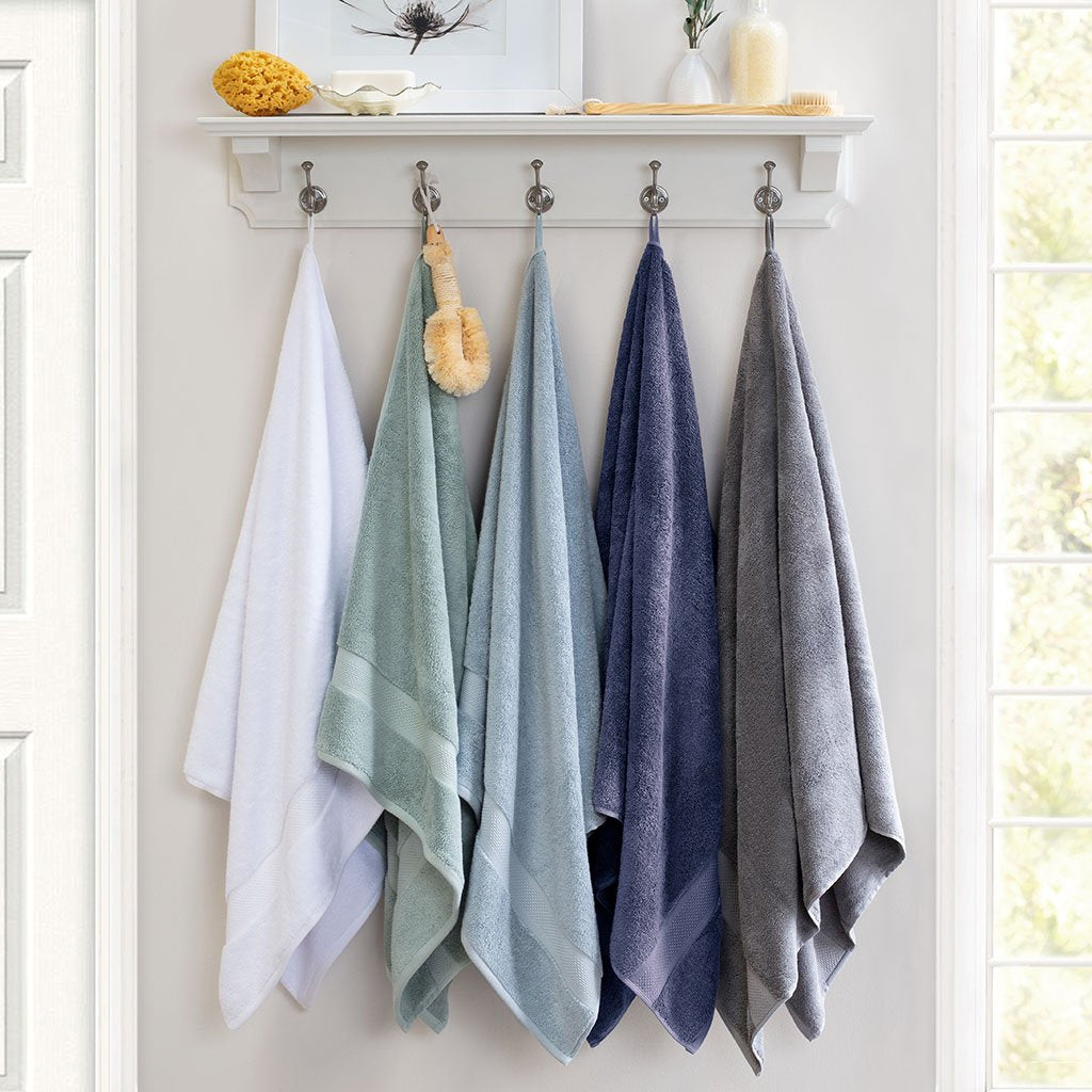 Classic Navy Towel Essentials Bundle (2 Wash + 2 Hand + 2 Bath Towels)