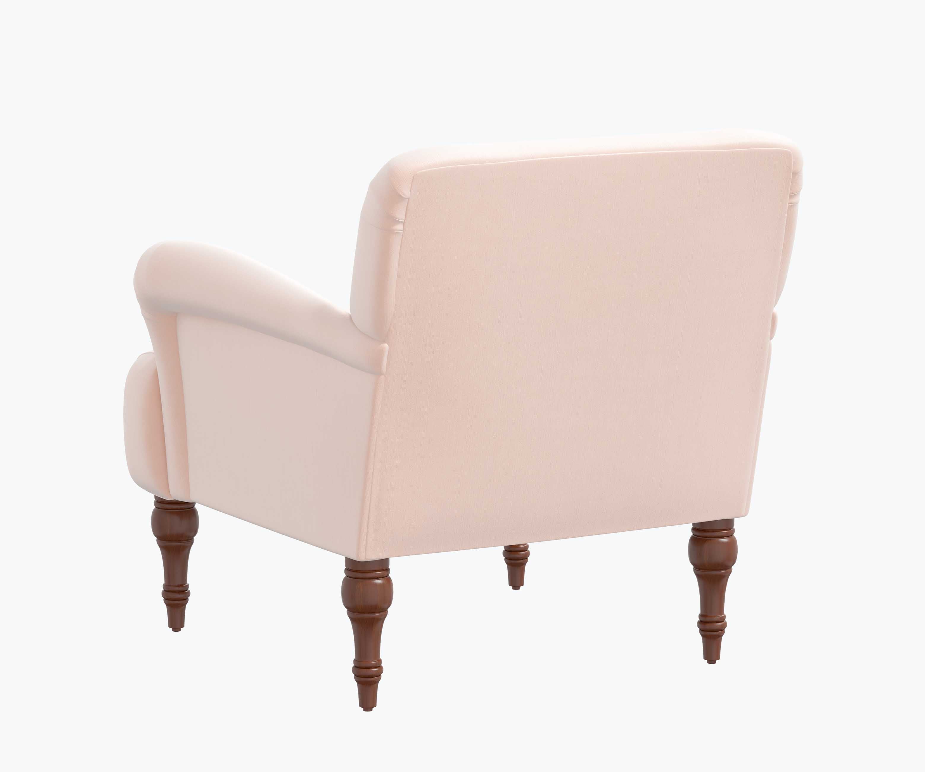 Bristol Armchair - Blush Velvet