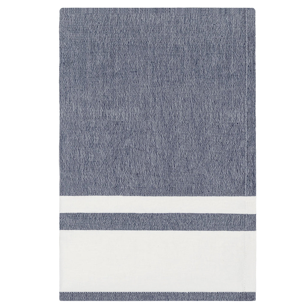 Chambray Stripe Indigo Tea Towel