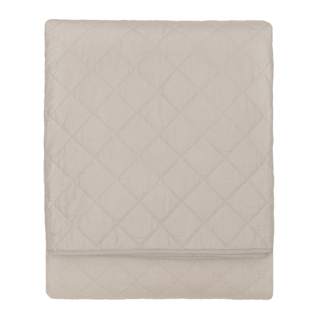 Dove Grey Diamond Quilt