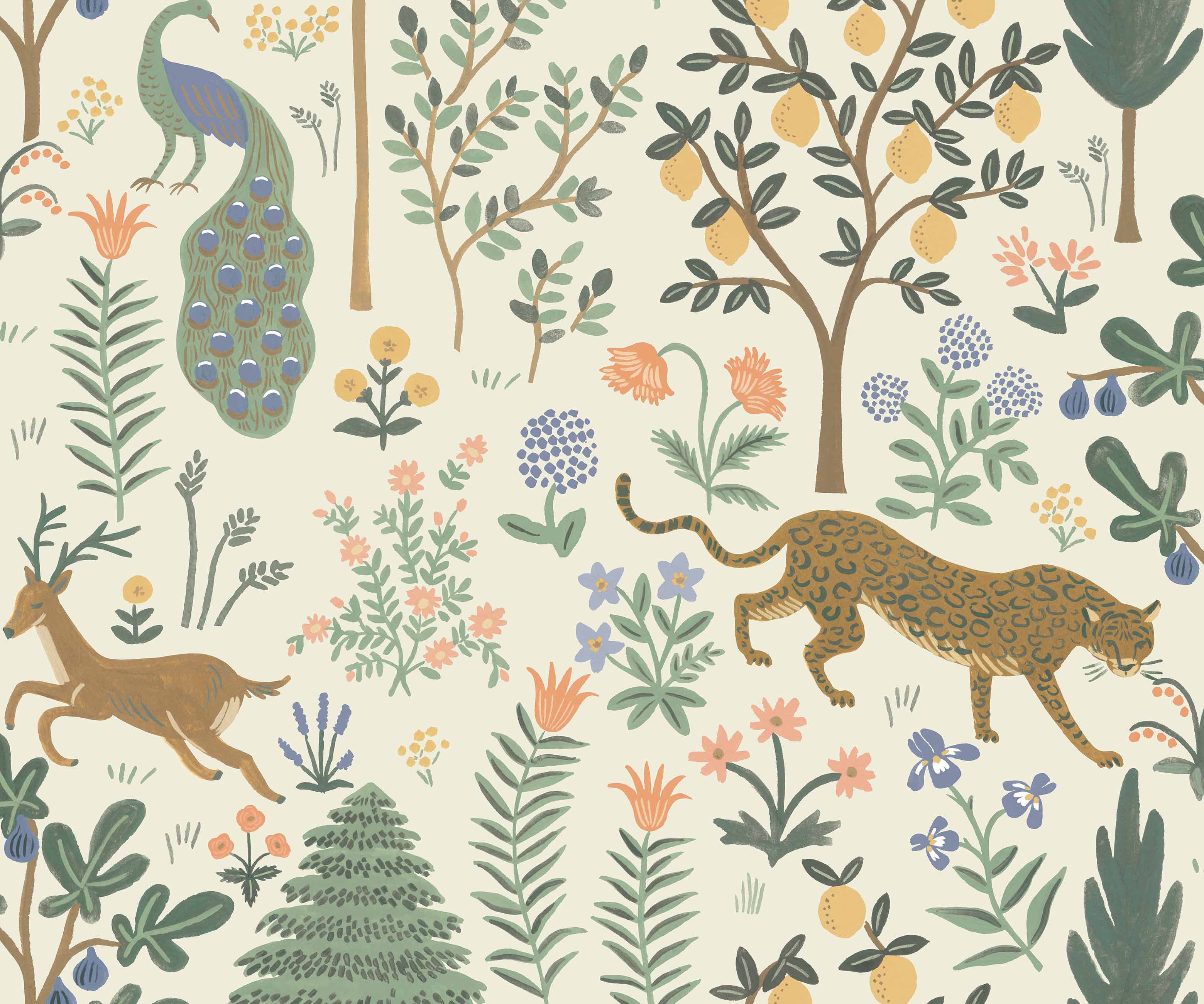 Menagerie Peel & Stick Wallpaper - Cream