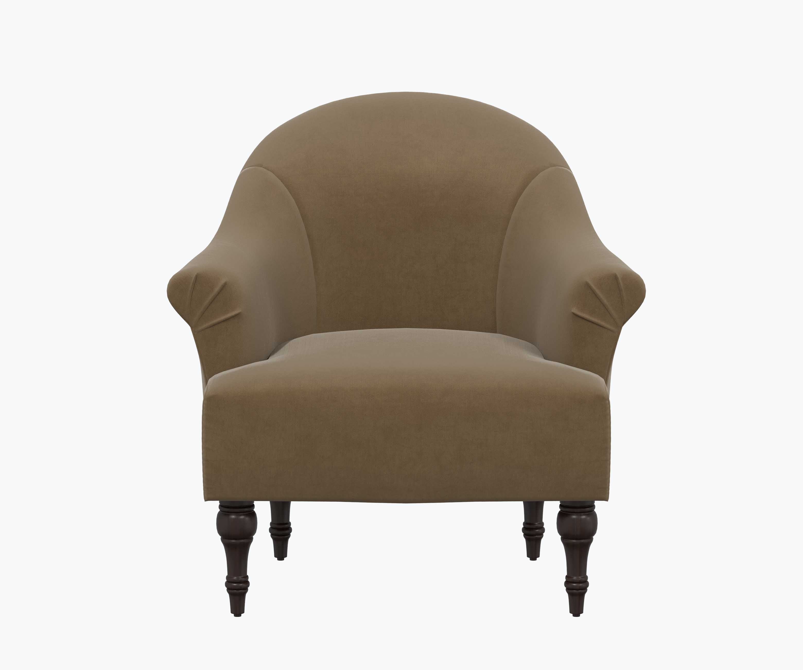 Gramercy Armchair - Walnut Velvet