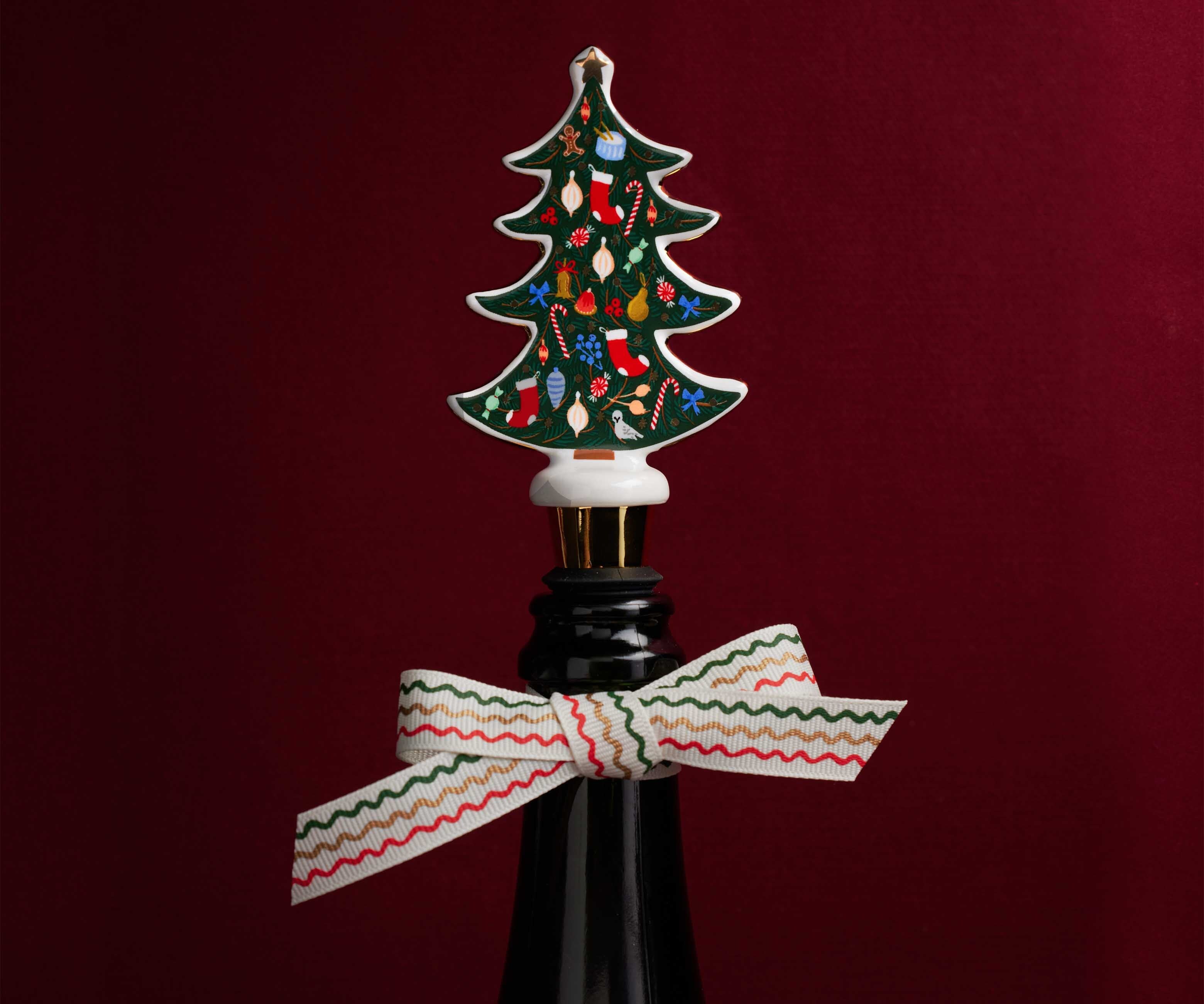 Porcelain Wine Stopper Set - Nutcracker