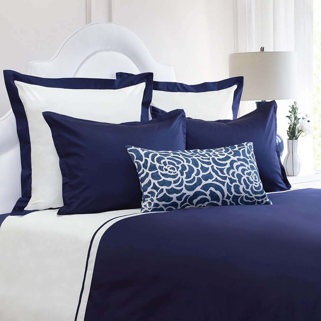 Navy Blue Hayes Nova Duvet Cover