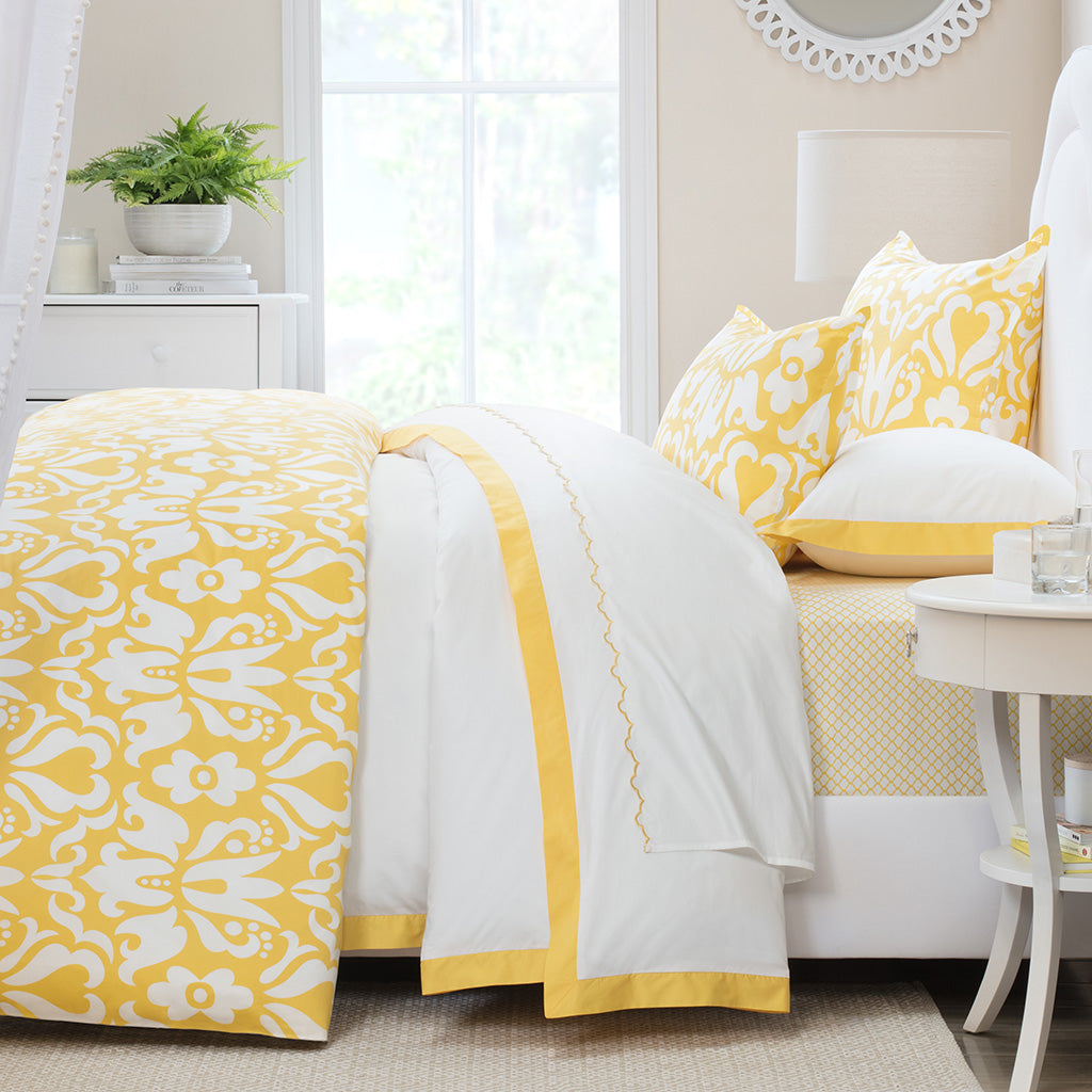 Montgomery Yellow Duvet Cover