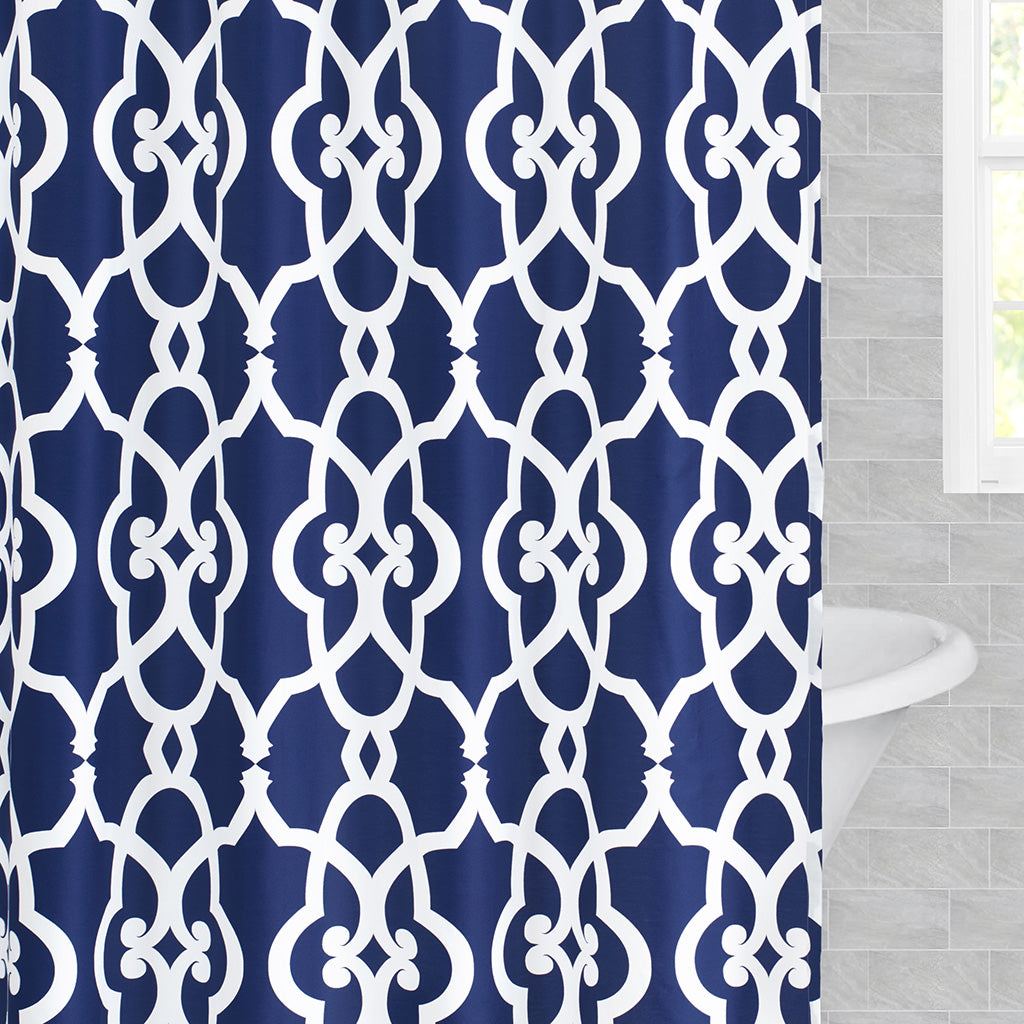 The Navy Pacific Shower Curtain