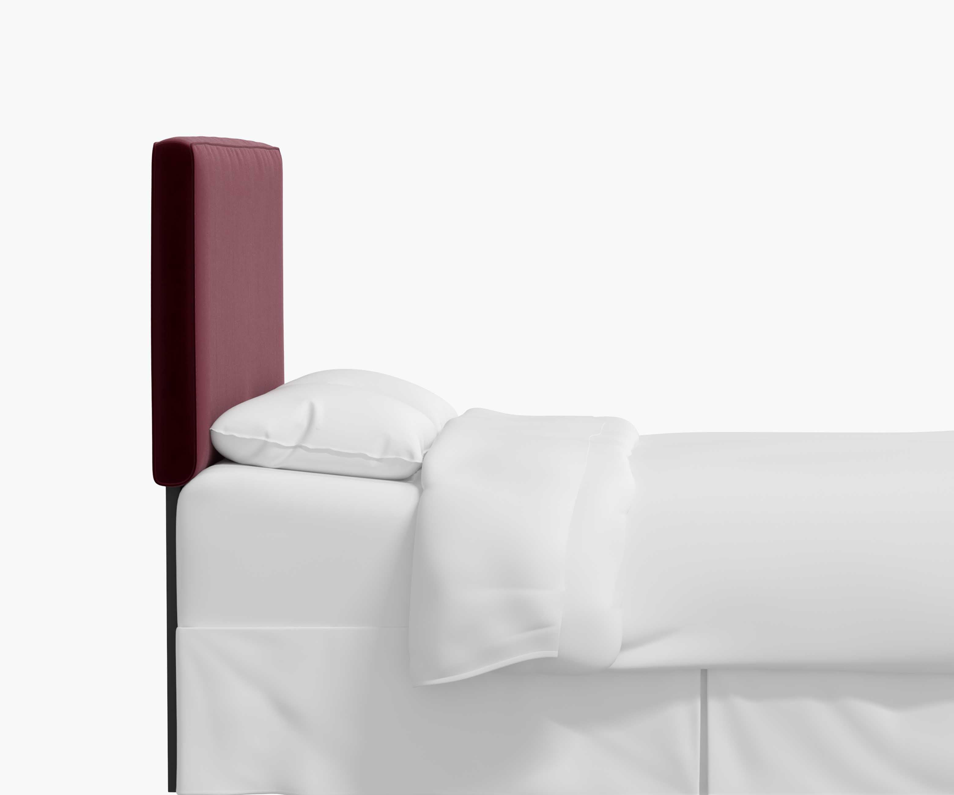 Elly Headboard - Plum Velvet