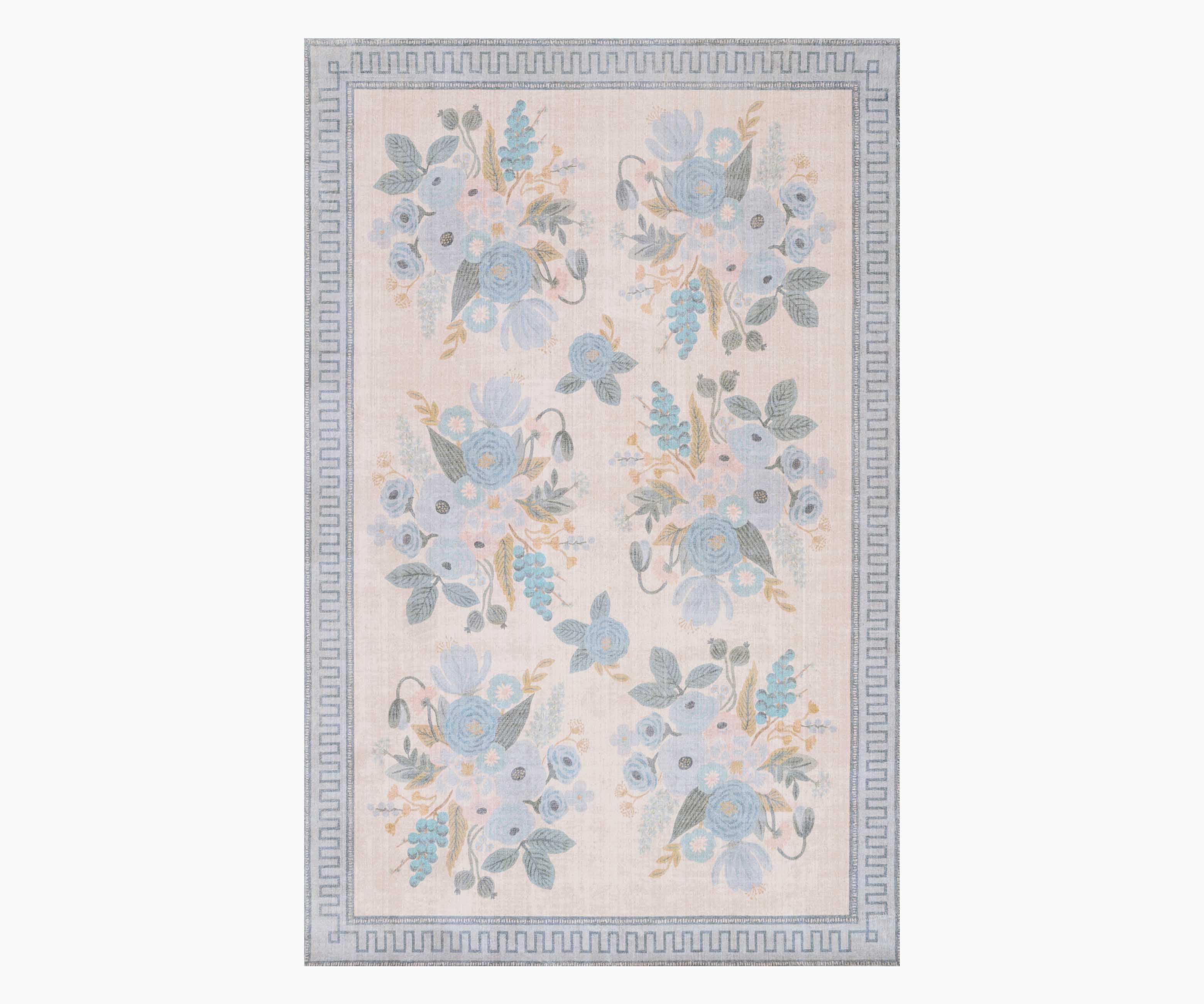 Jardin Marseille Printed Rug - Ivory