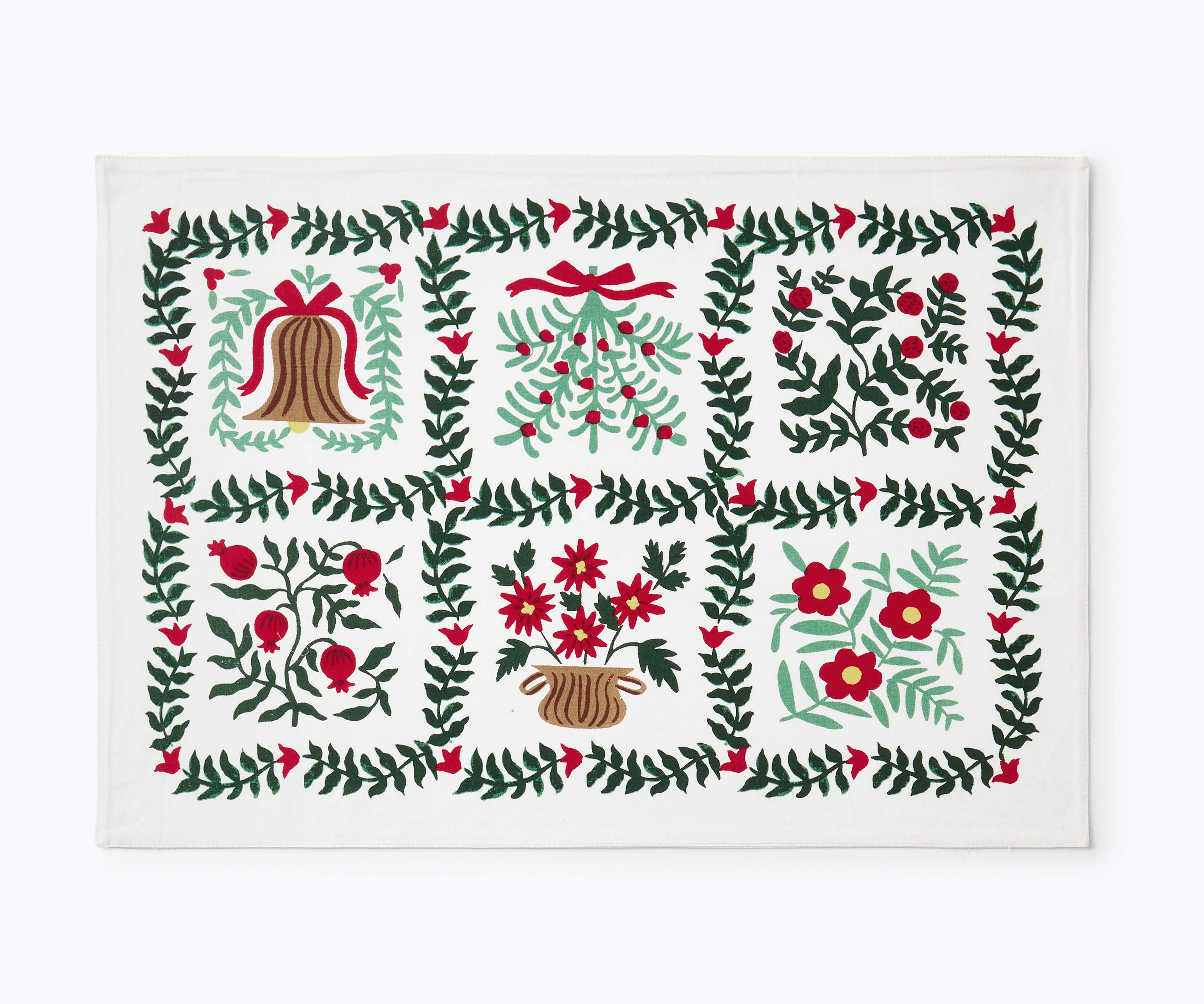 Cotton Placemats - Christmastide