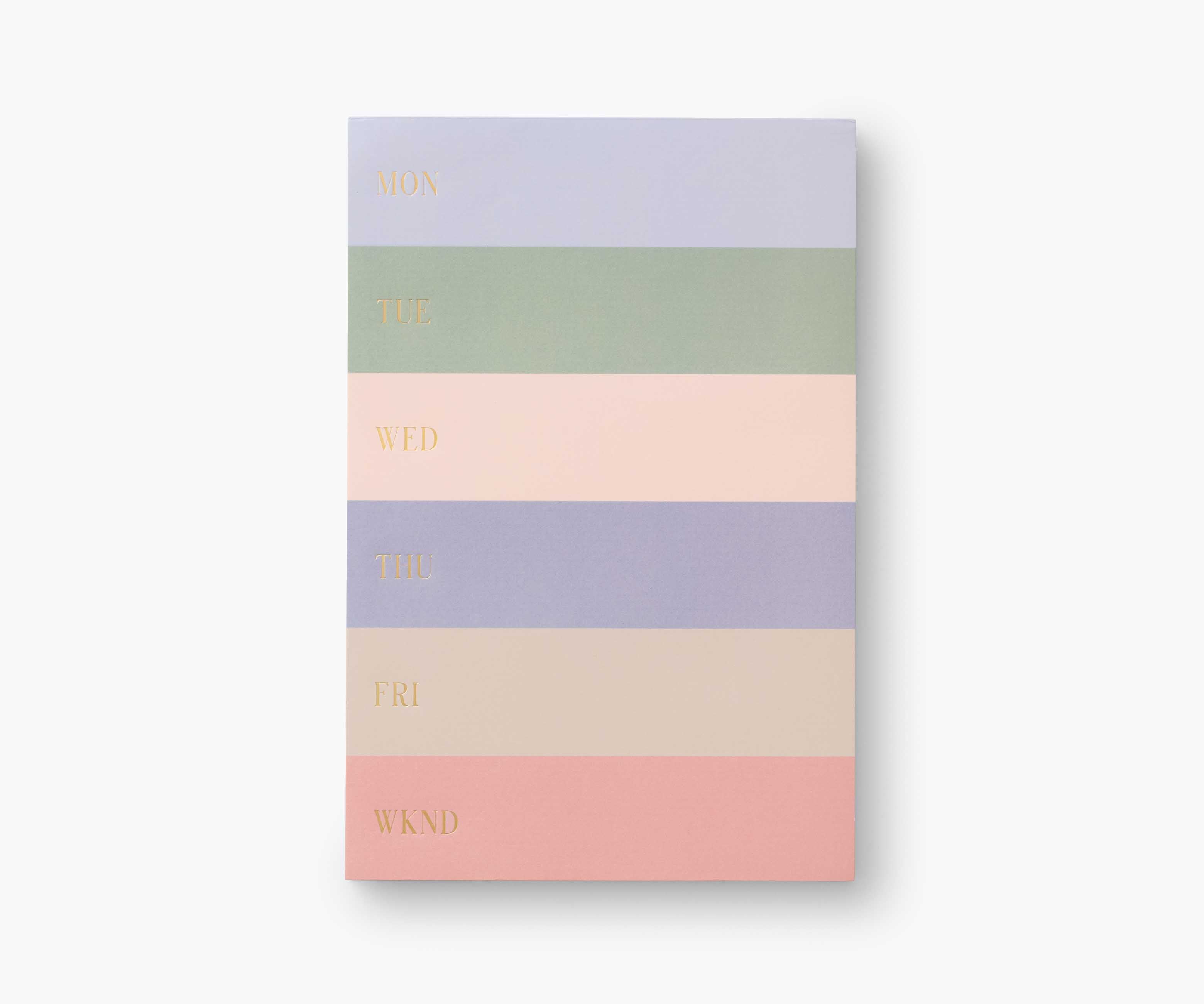 Large Memo Notepad - Muted Colorblock