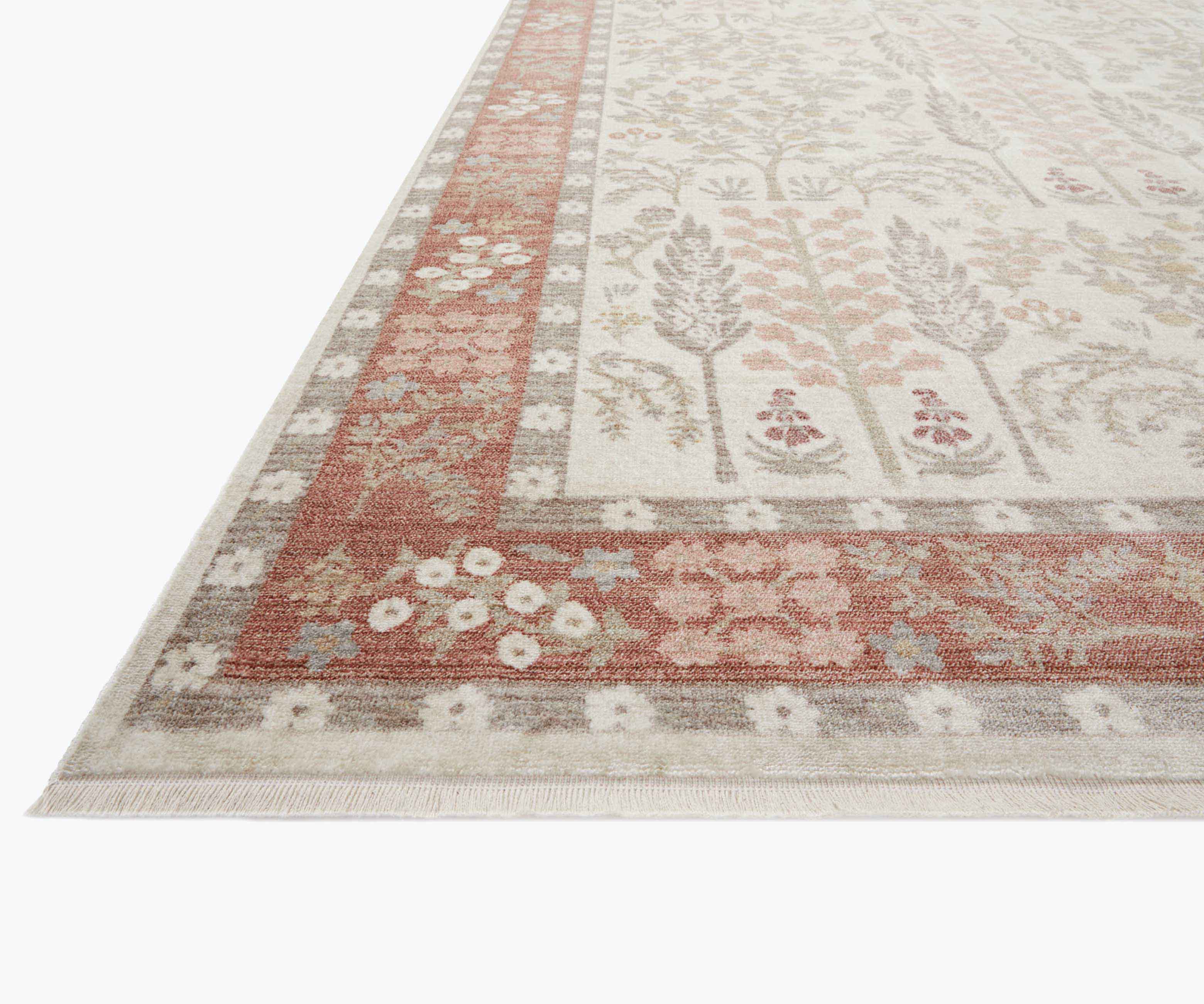 Holland Fenna Power-Loomed Rug - Rust