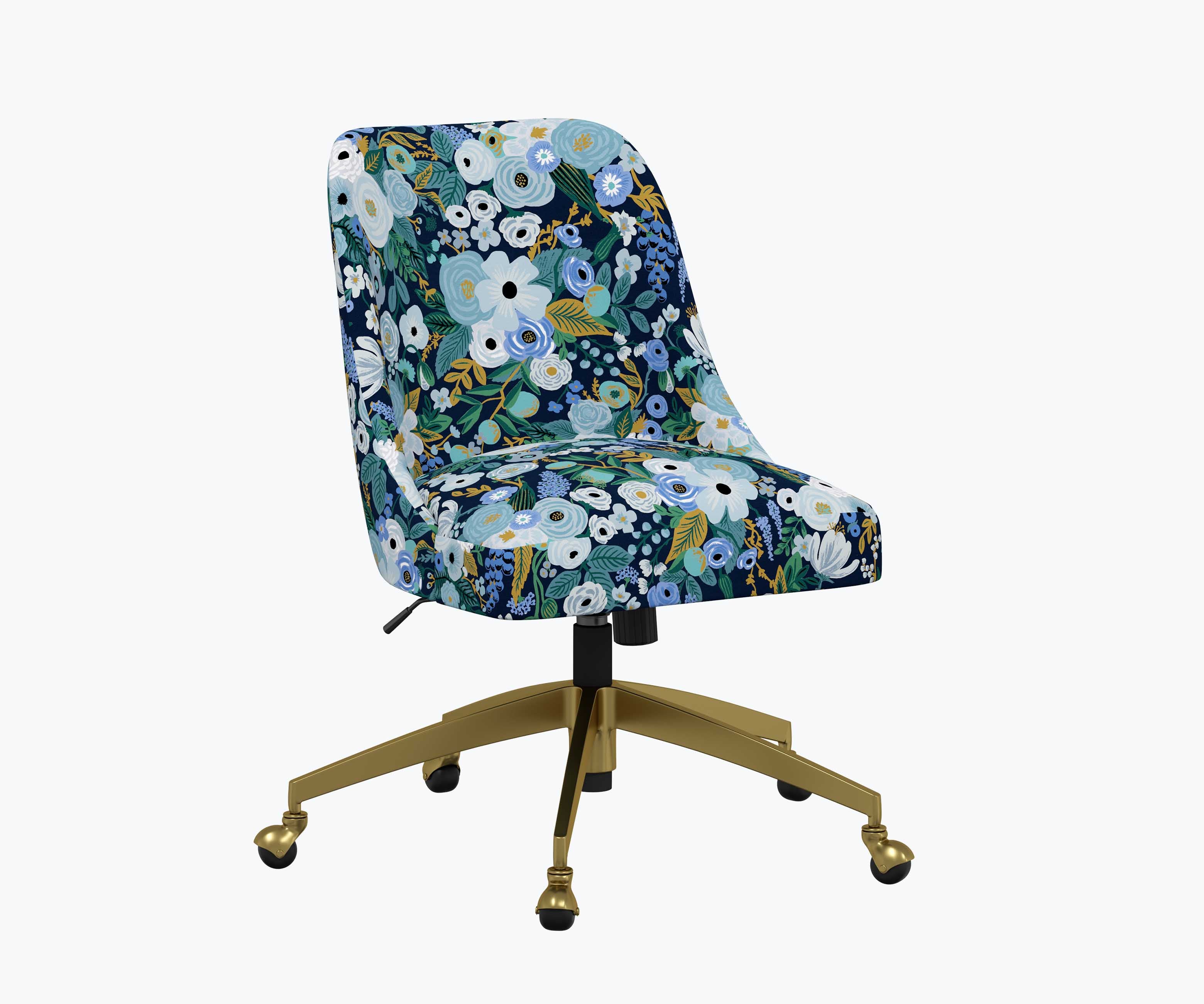 Oxford Desk Chair - Garden Party Blue