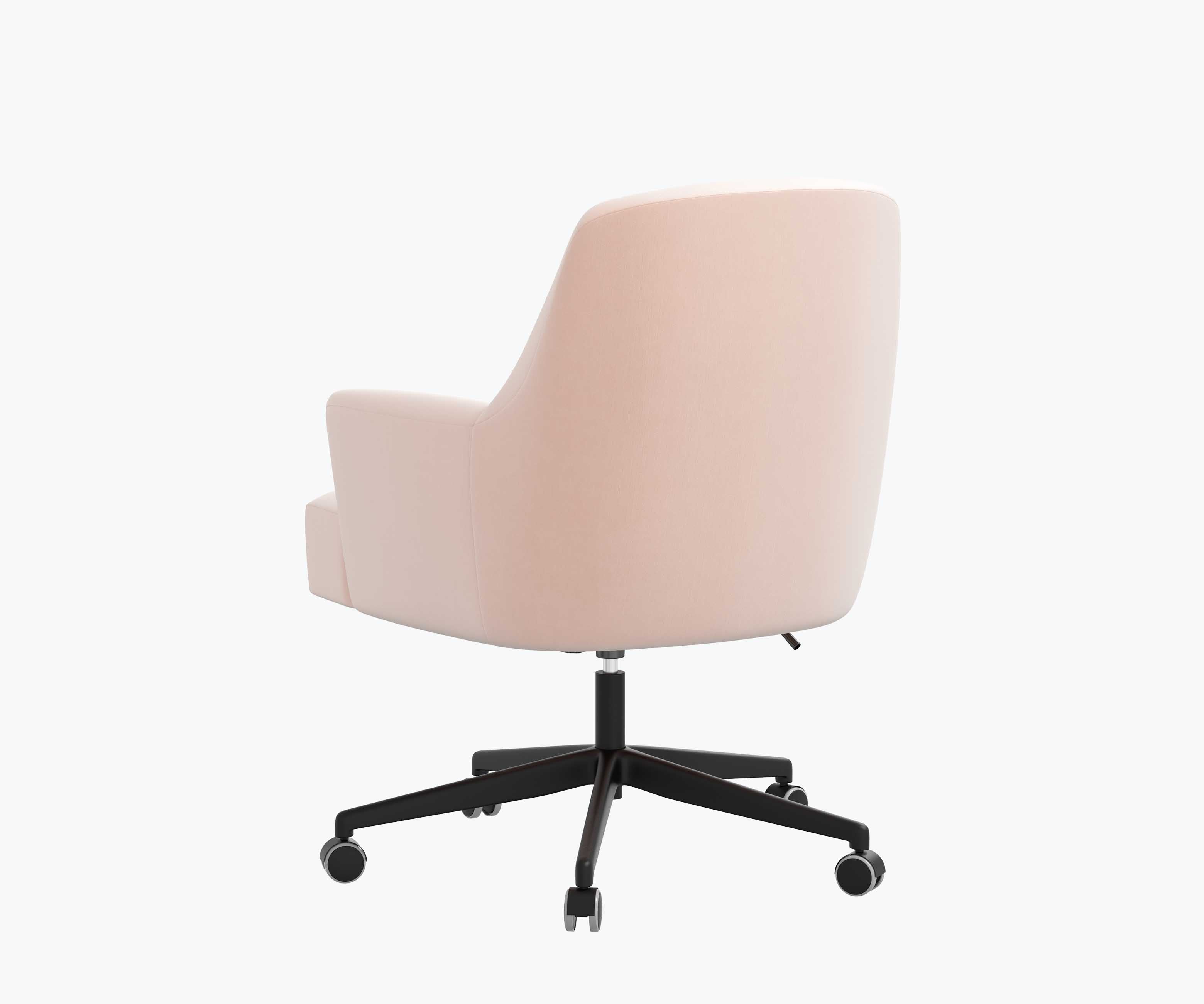 Cambridge Desk Chair - Blush Velvet