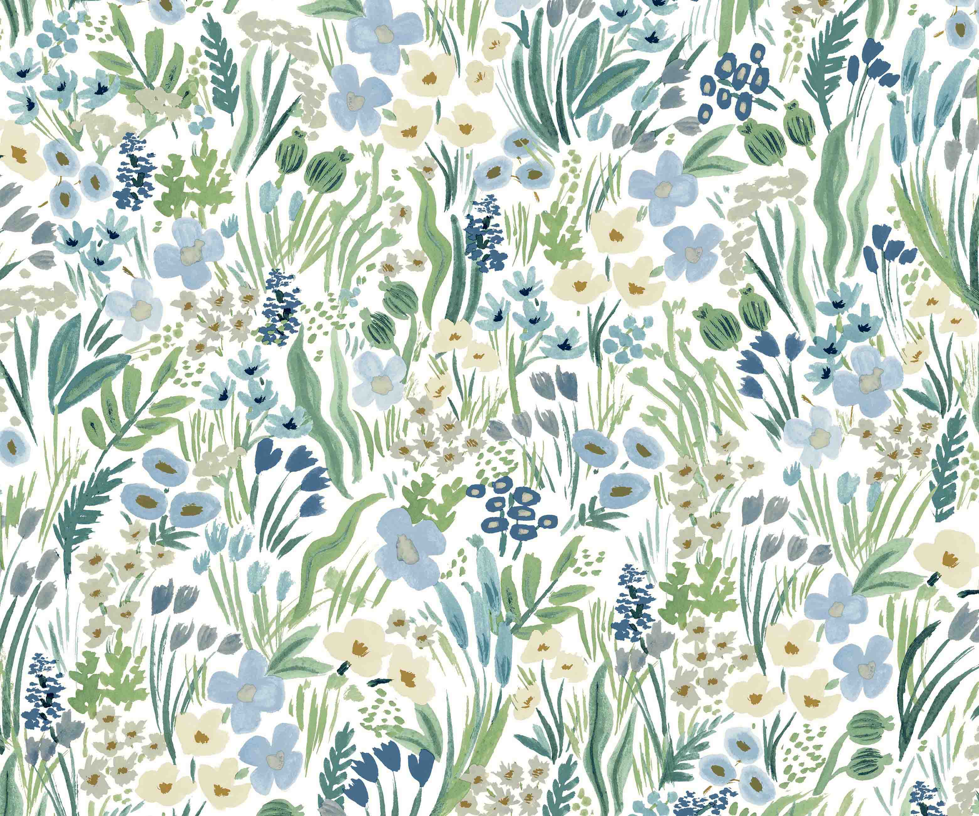 Lea Peel & Stick Wallpaper - Indigo