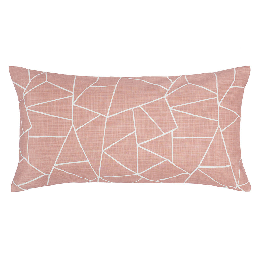 Pink Graphic Throw Pillow